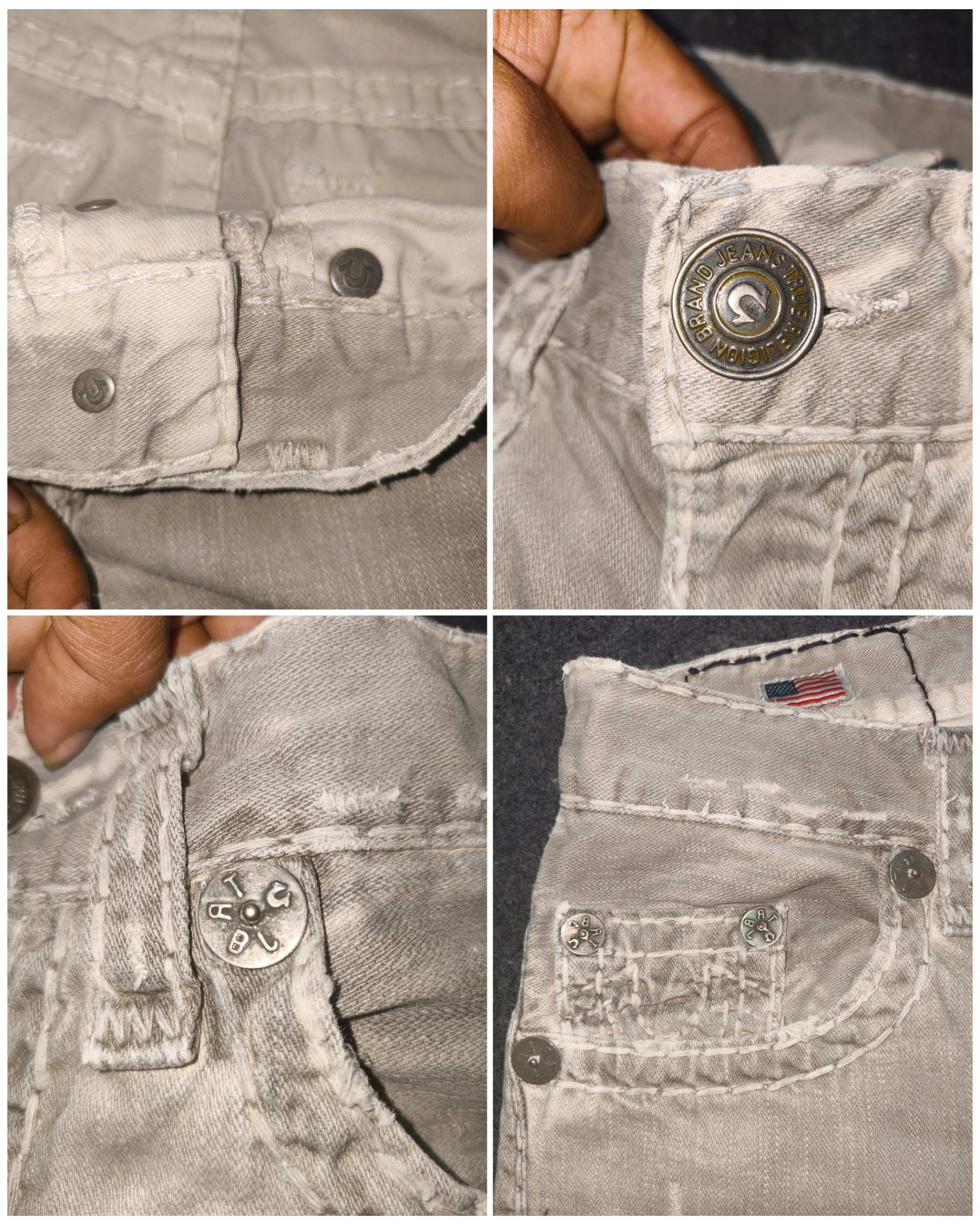 True Religion 'Geno Super T' Relaxed Slim Jeans — pre-loved Bottoms on Slayyitt