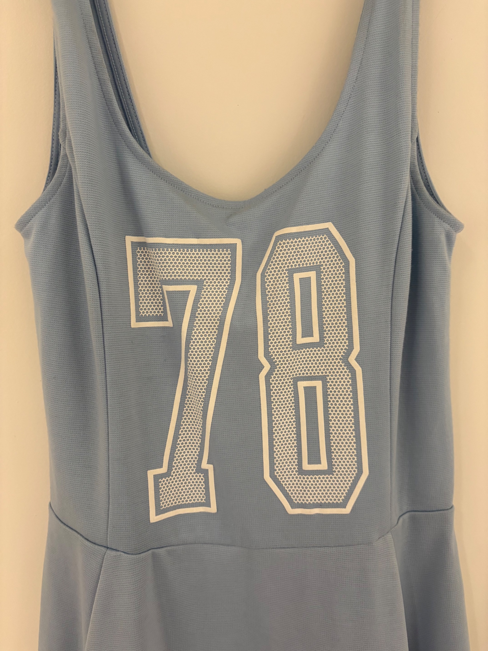 Light Blue “78” Skater Dress — pre-loved Dresses & One-Pieces on Slayyitt