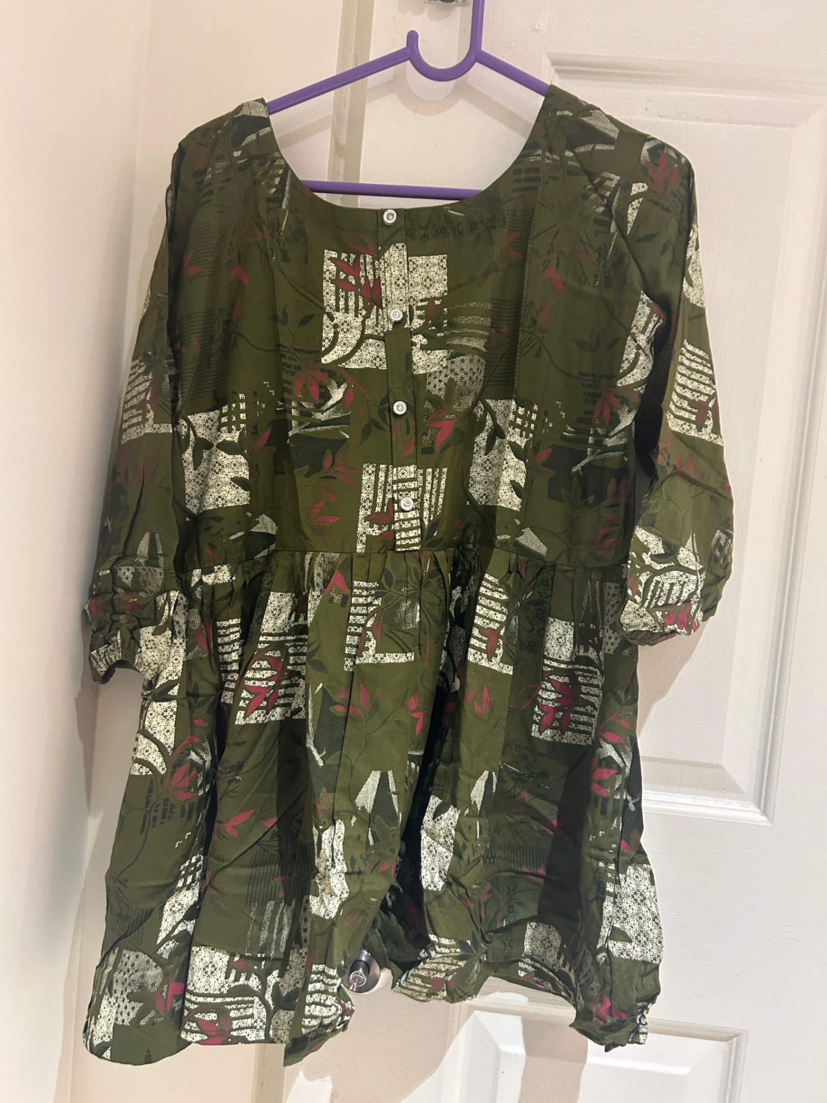 Cotton frock style top — pre-loved Tops on Slayyitt
