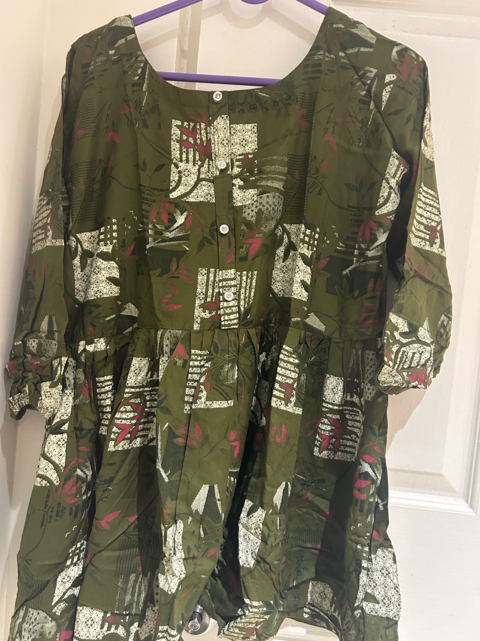 Cotton frock style top — pre-loved Tops on Slayyitt