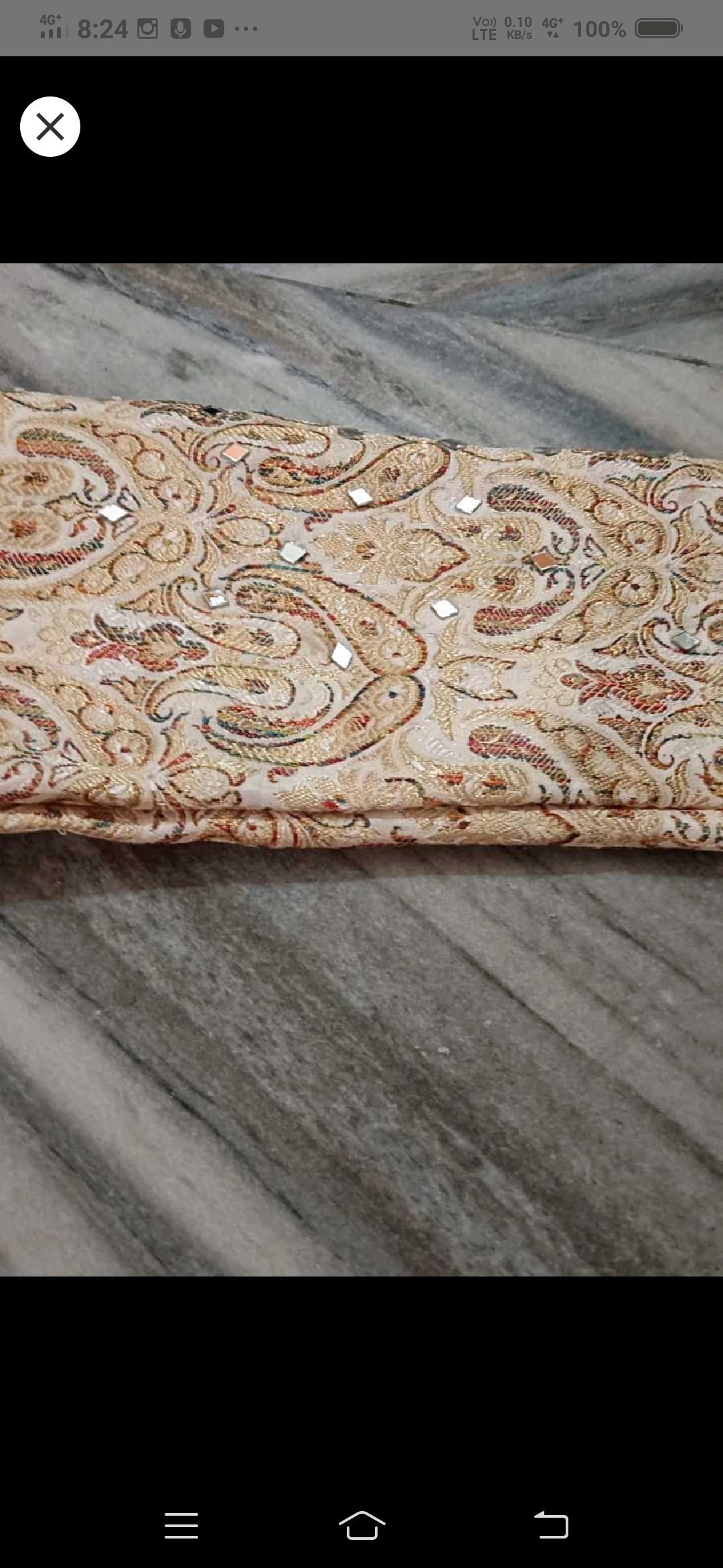 Multicolor banarsi blazer — pre-loved Ethnic Wear on Slayyitt
