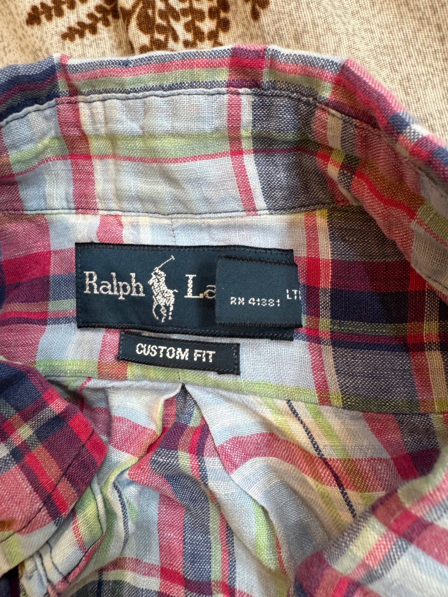 Ralph lauren pure linen shirt — pre-loved Tops on Slayyitt