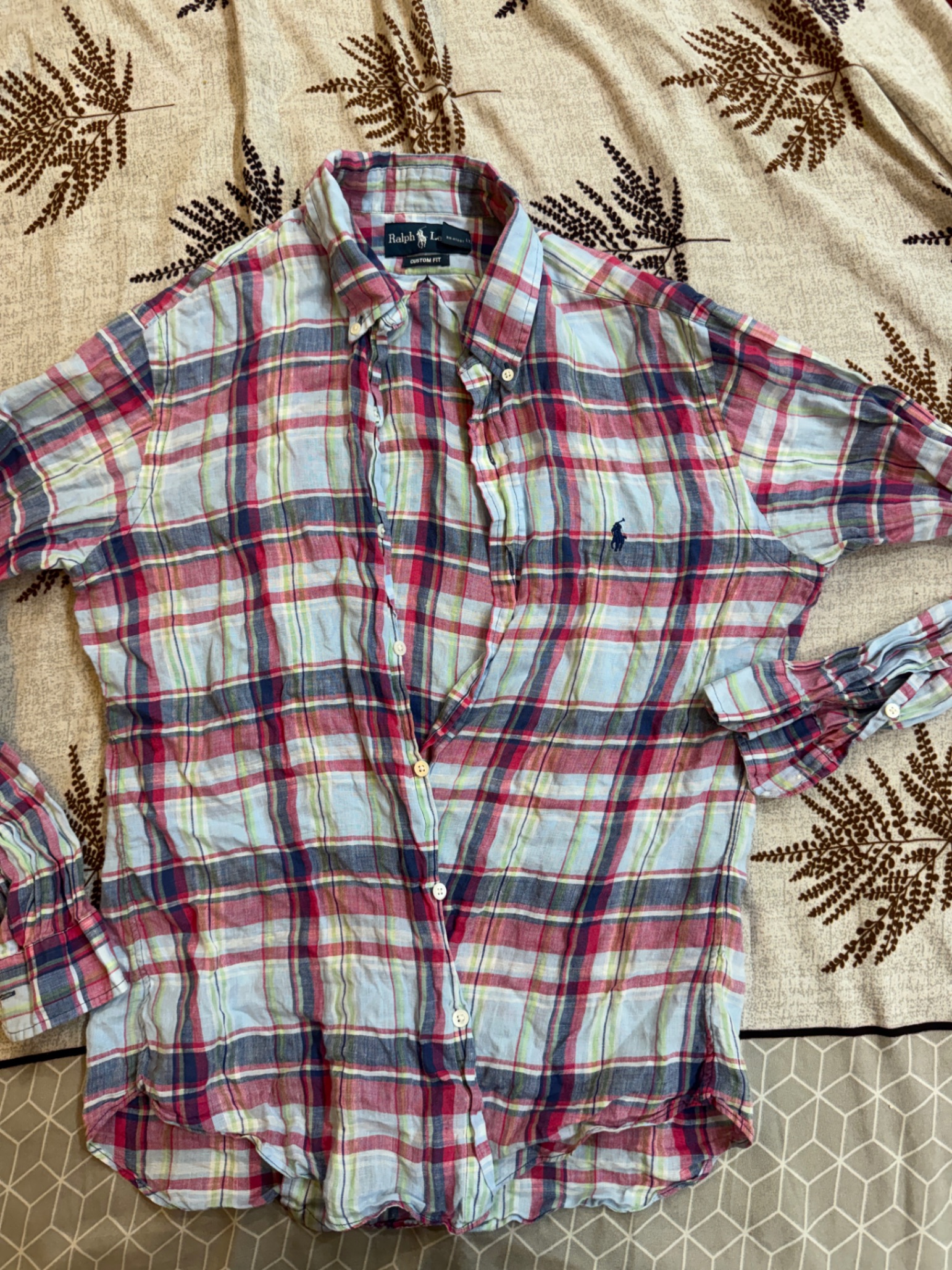 Ralph lauren pure linen shirt — pre-loved Tops on Slayyitt