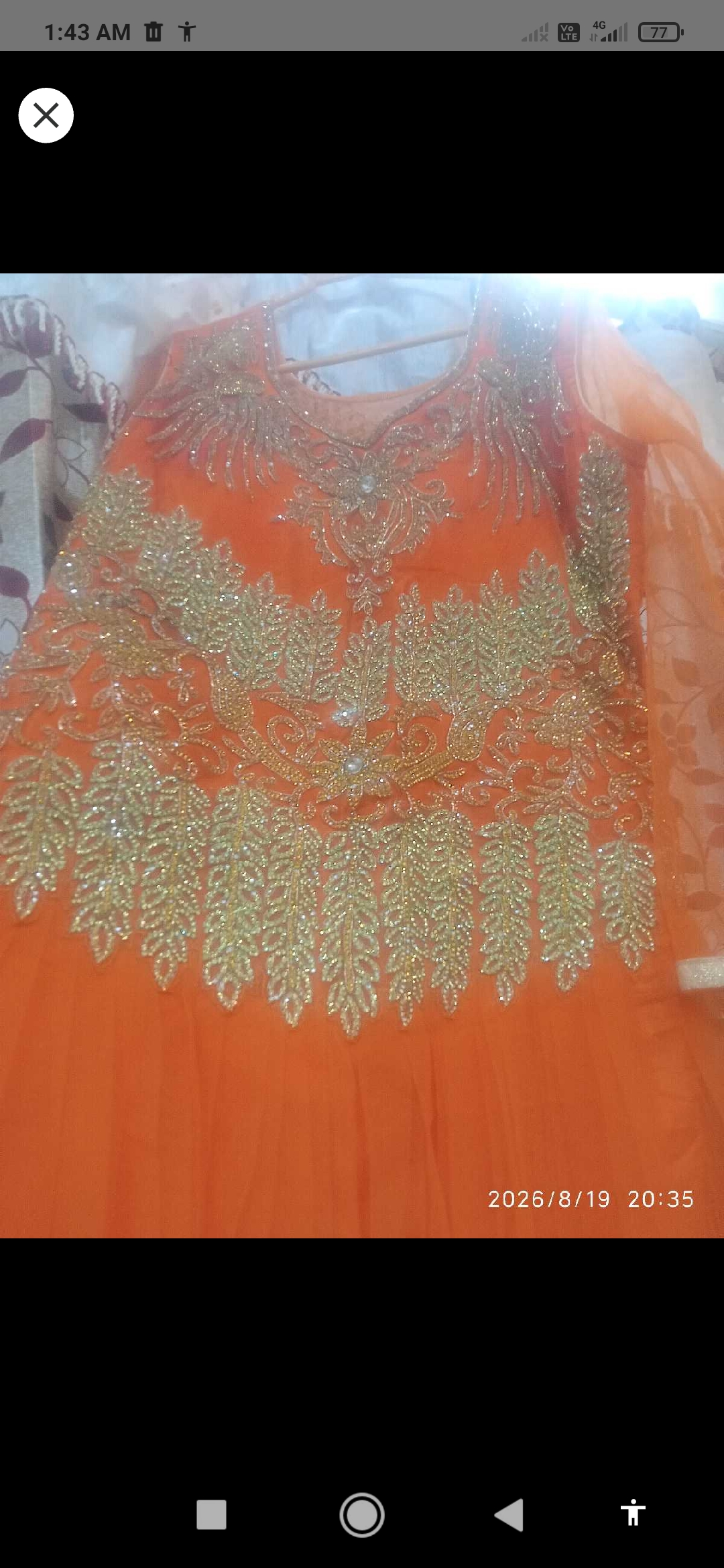 Elegant Party Wear long Gown — pre-loved Indian Festival & Wedding Wear on Slayyitt