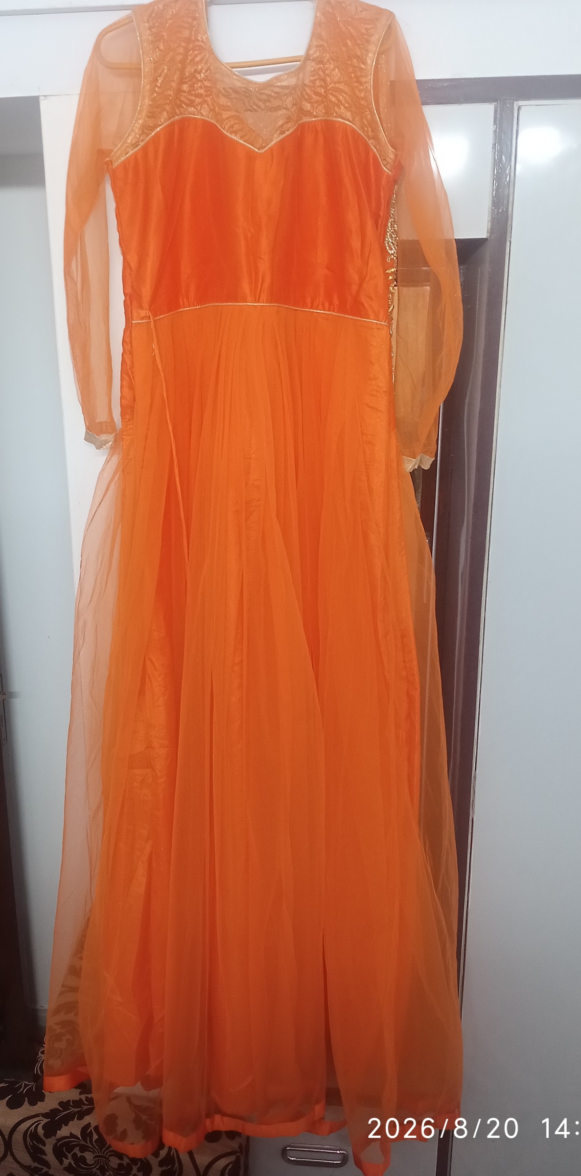 Elegant Party Wear long Gown — pre-loved Indian Festival & Wedding Wear on Slayyitt