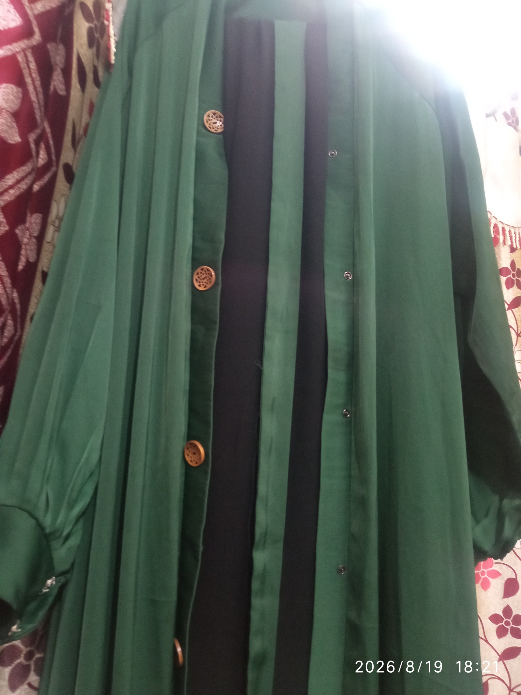 Modest Green Abaya — pre-loved Ethnic Wear on Slayyitt