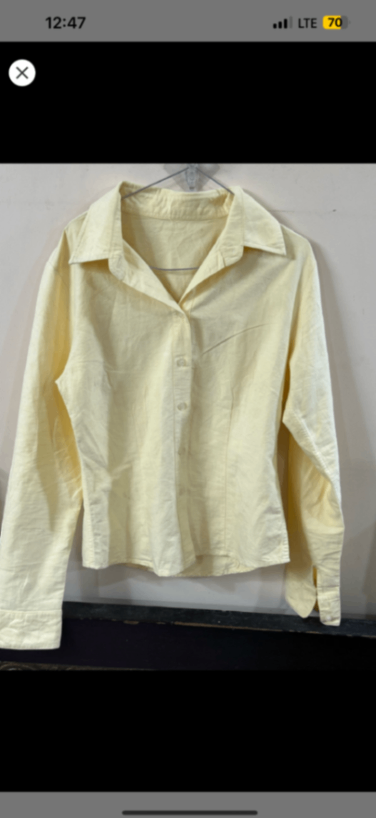 Yellow Shirt — pre-loved Tops on Slayyitt