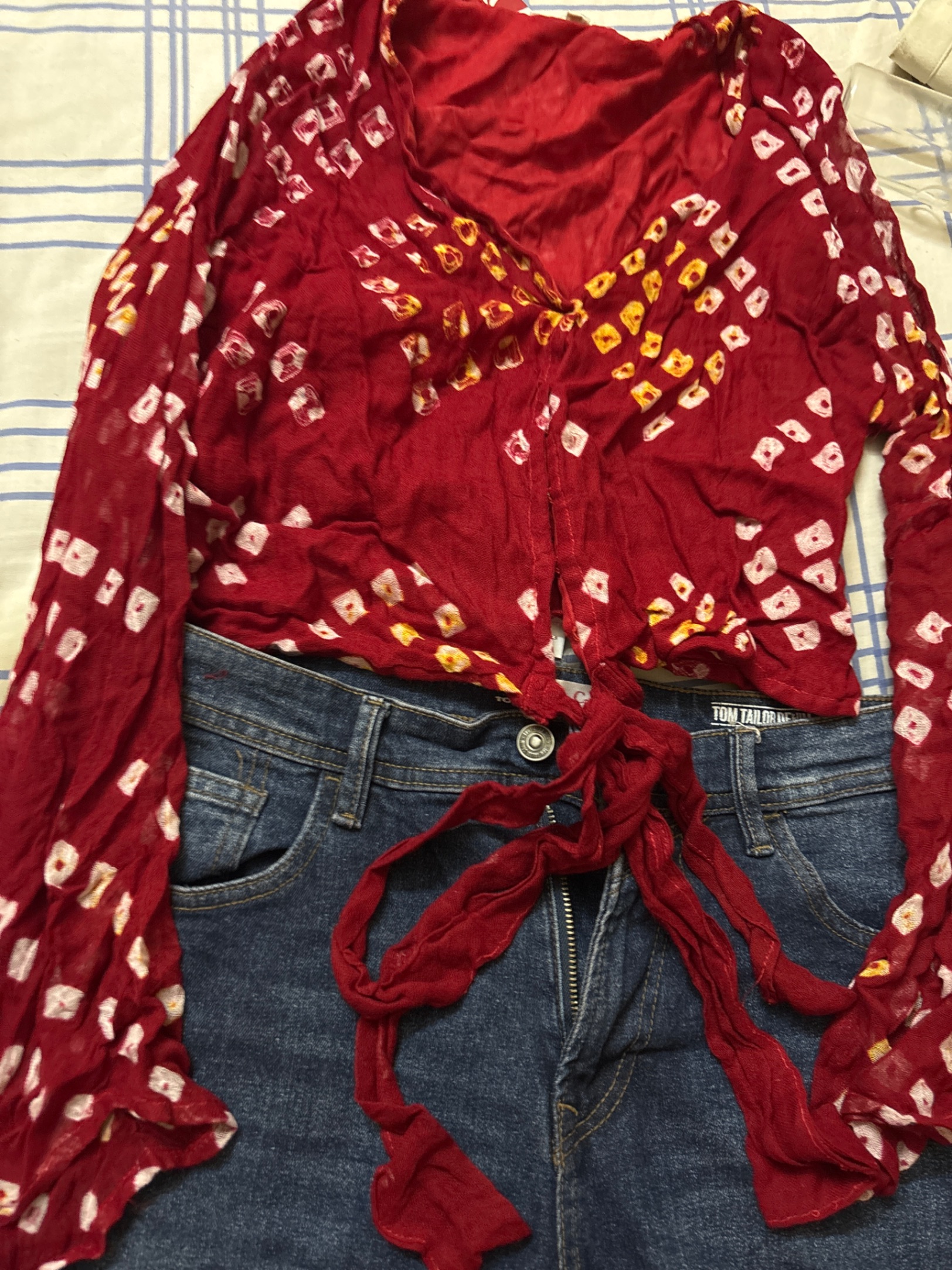 Denim in Jaipuriya Look — pre-loved Ethnic Wear on Slayyitt