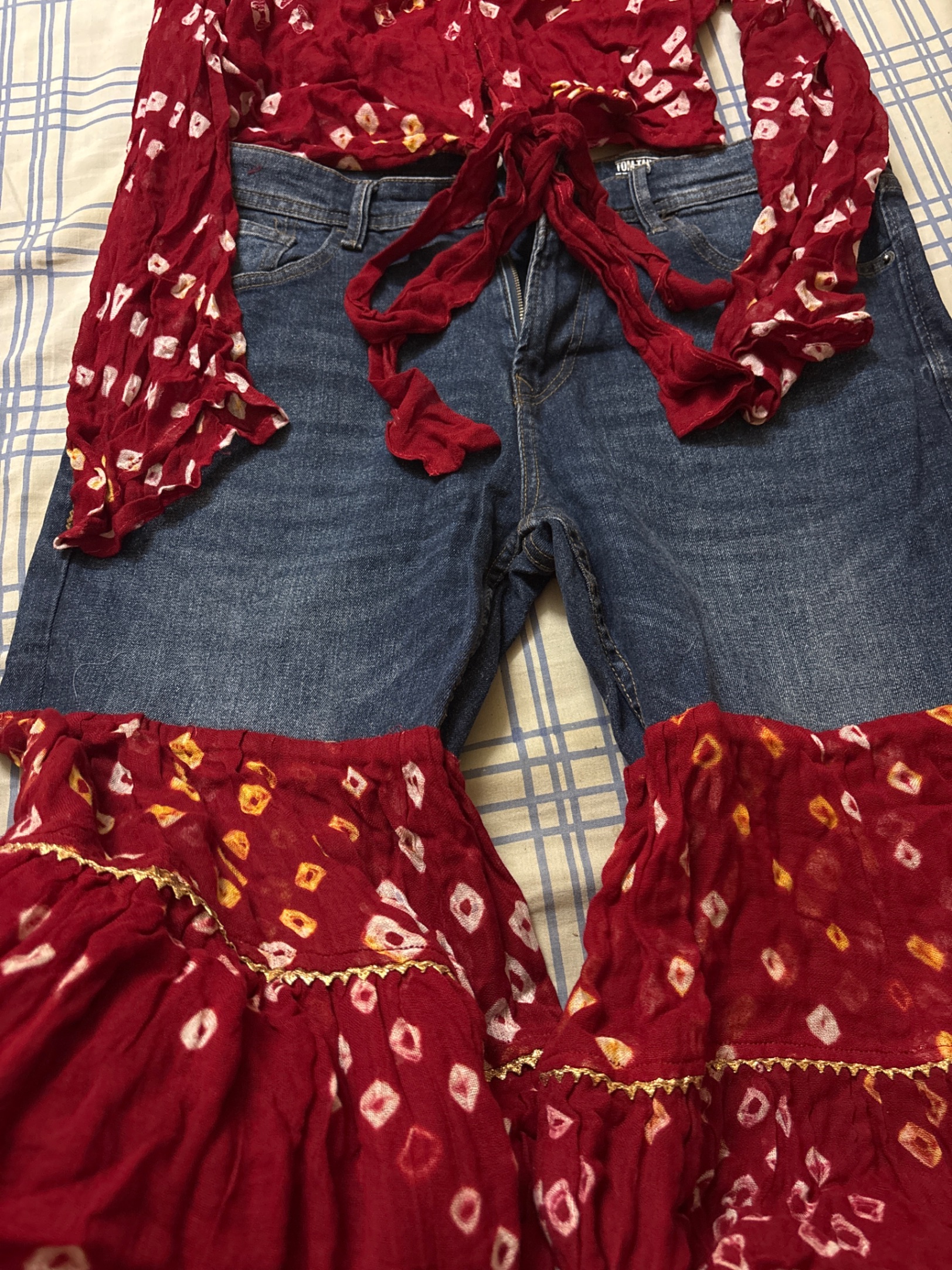 Denim in Jaipuriya Look — pre-loved Ethnic Wear on Slayyitt