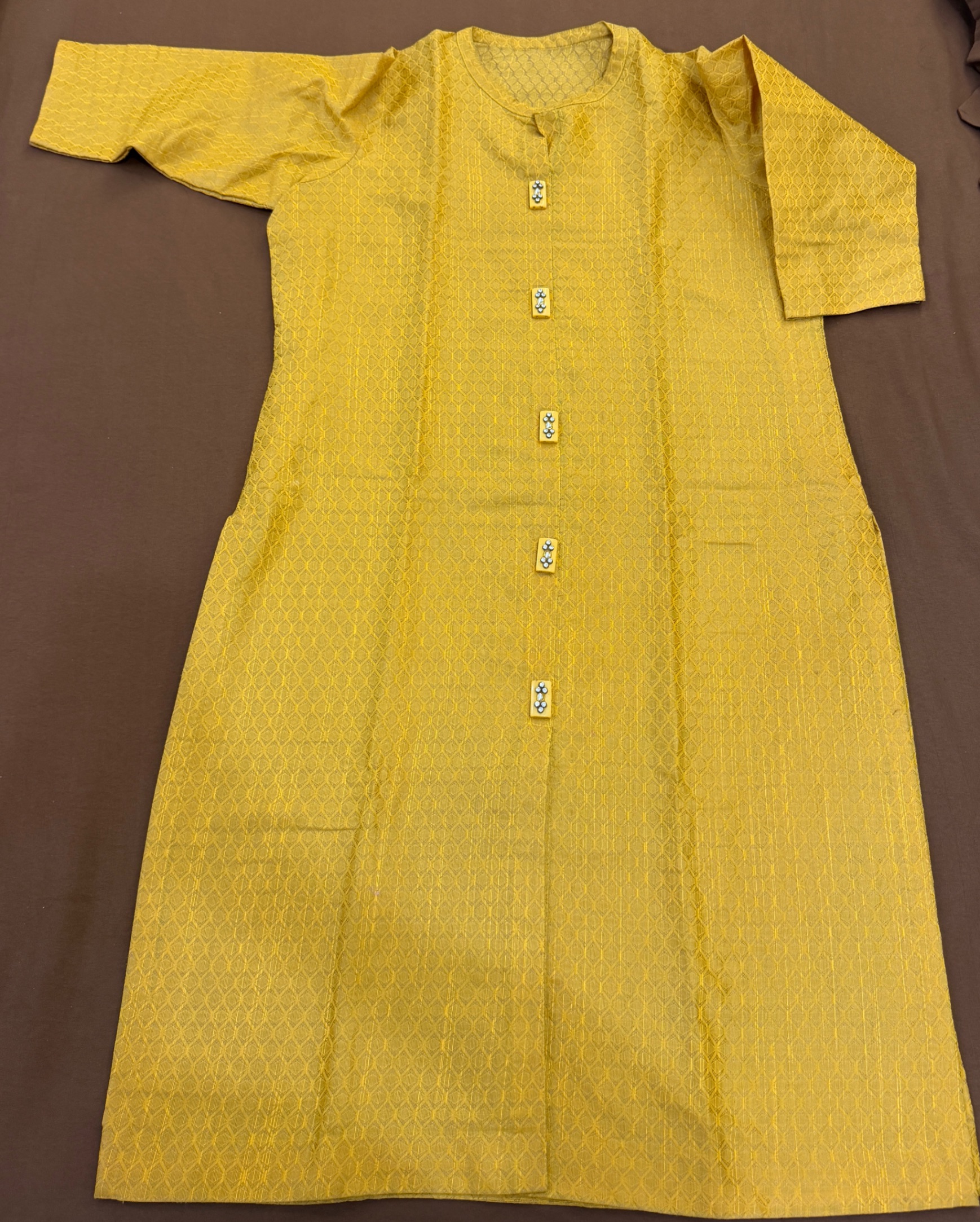 Yellow kurti — pre-loved Ethnic Wear on Slayyitt