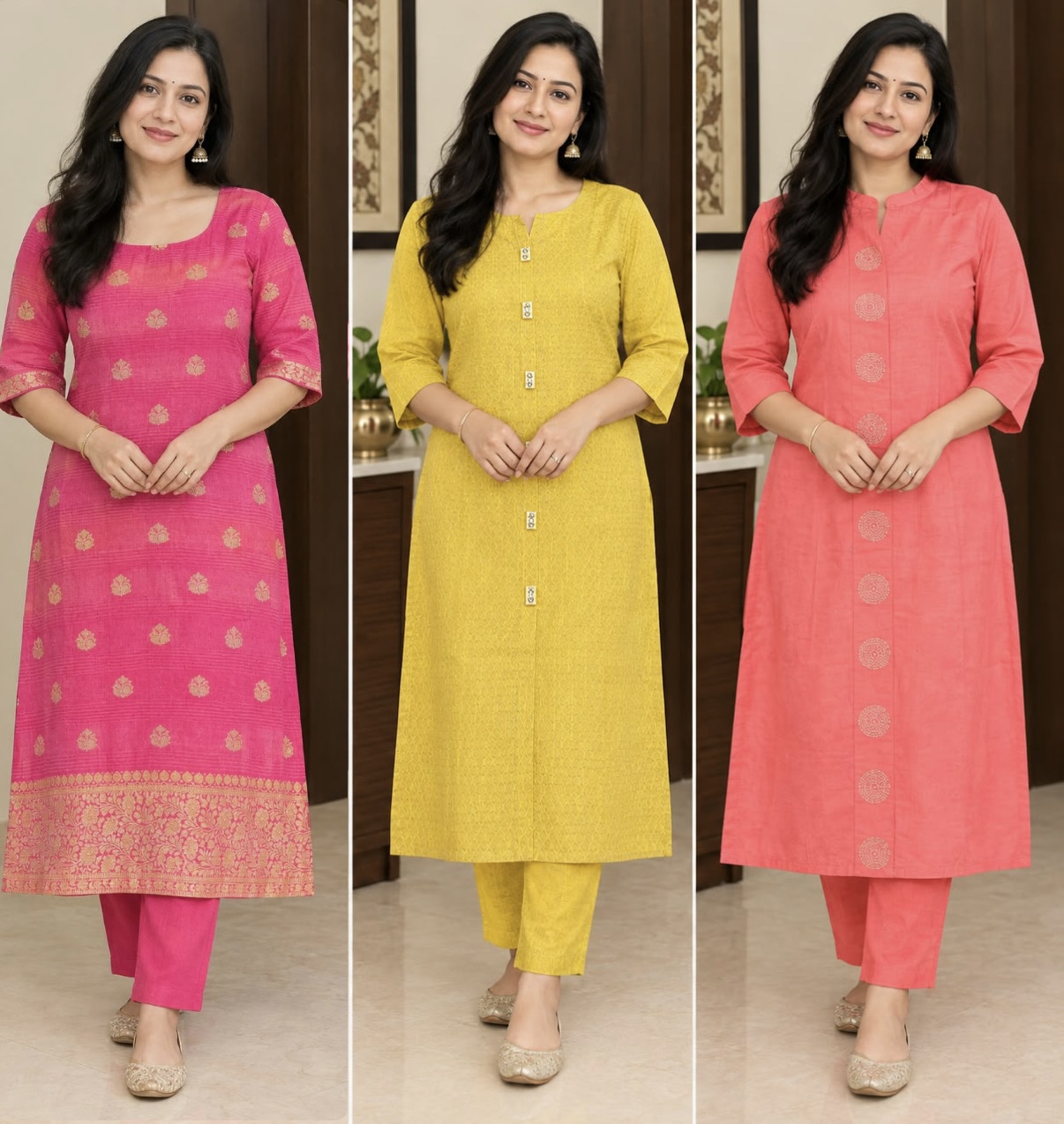 Combo of 3 kurti — pre-loved Ethnic Wear on Slayyitt