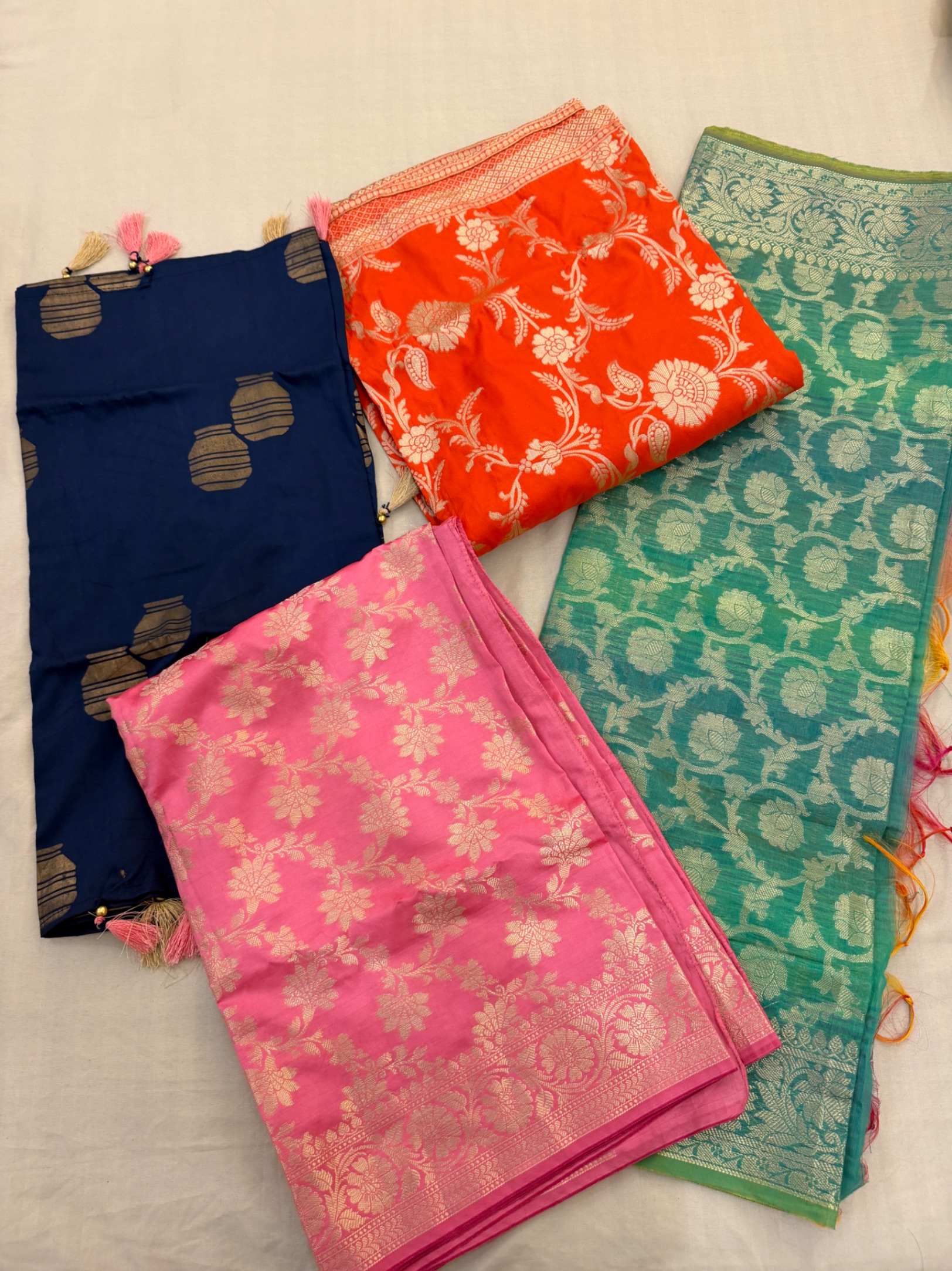 Combo of 4 brocade dupatta — pre-loved Ethnic Wear on Slayyitt