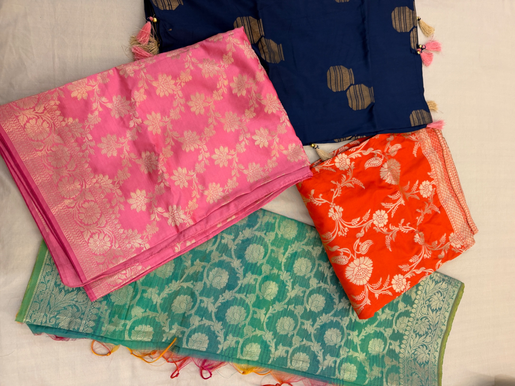 Combo of 4 brocade dupatta — pre-loved Ethnic Wear on Slayyitt