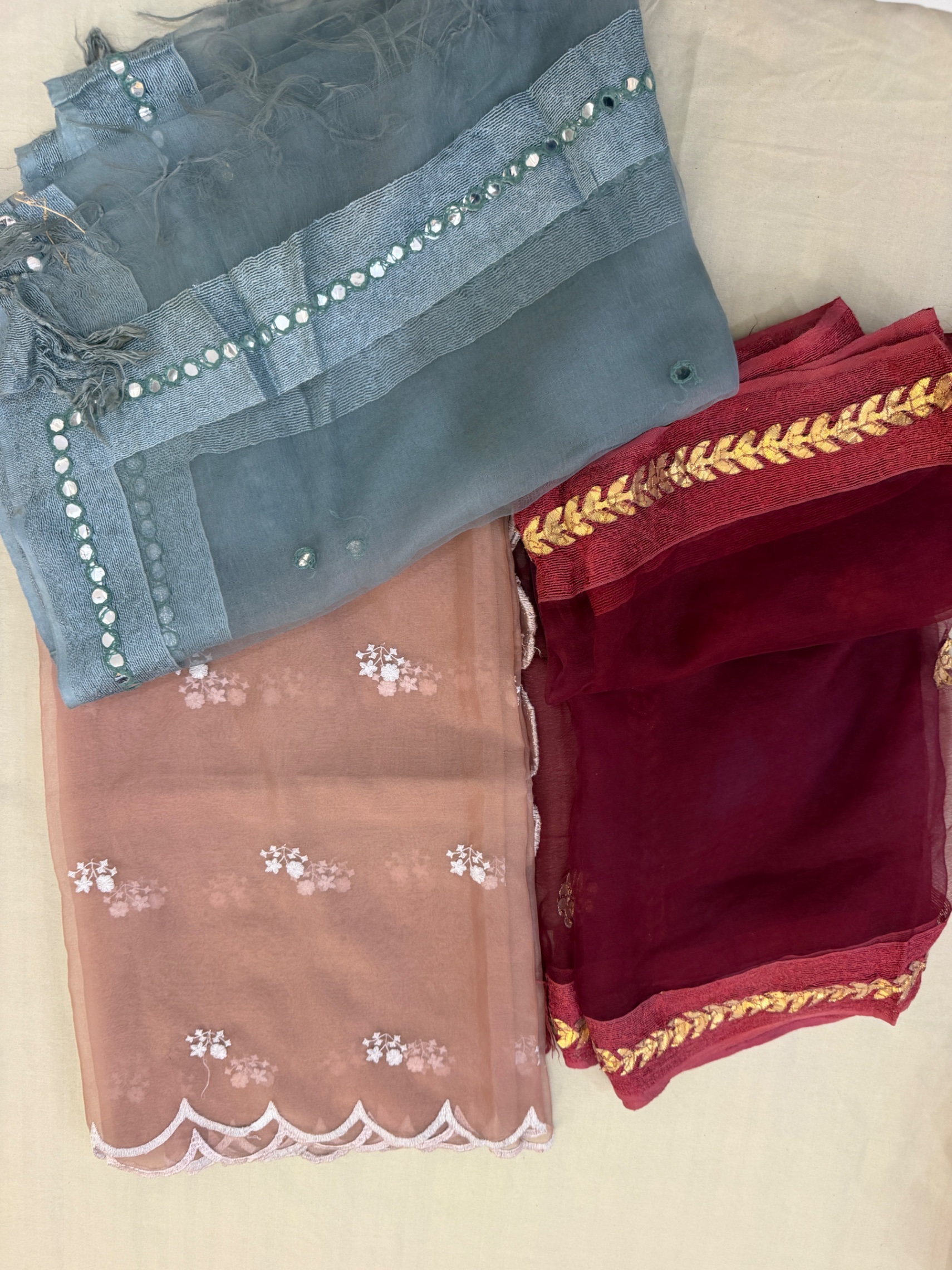 Combo of 3 net dupatta — pre-loved Ethnic Wear on Slayyitt