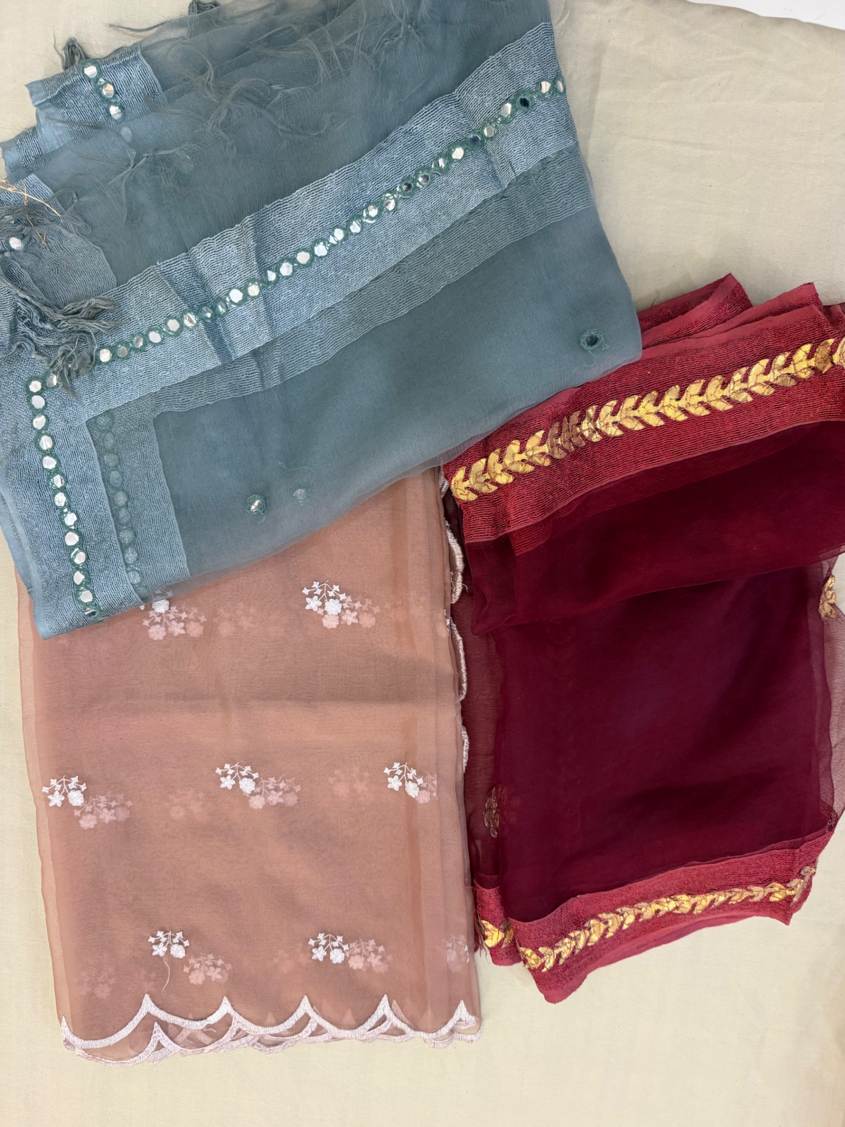 Combo of 3 net dupatta — pre-loved Ethnic Wear on Slayyitt