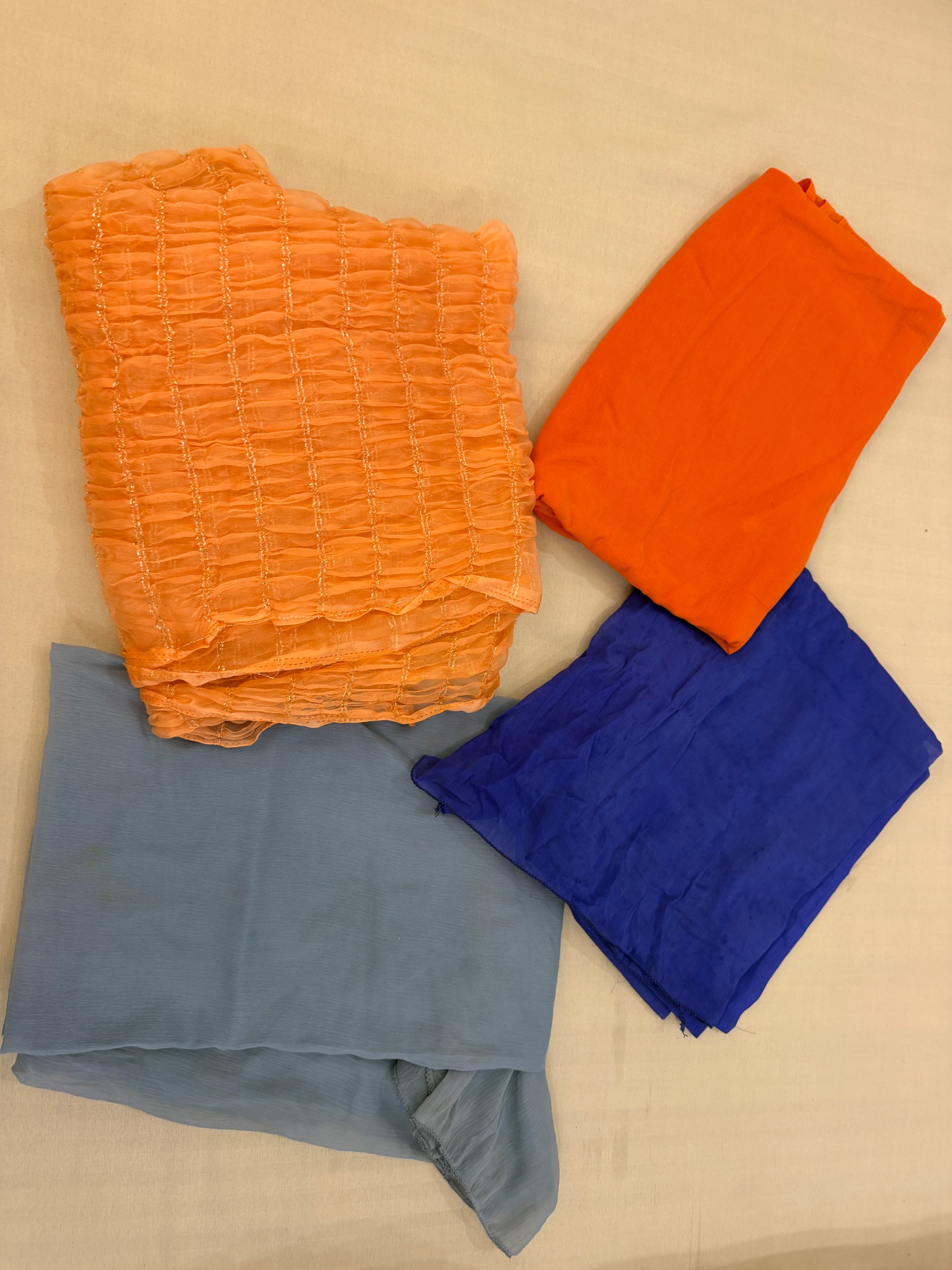 Combo of 4 net dupatta’s — pre-loved Ethnic Wear on Slayyitt