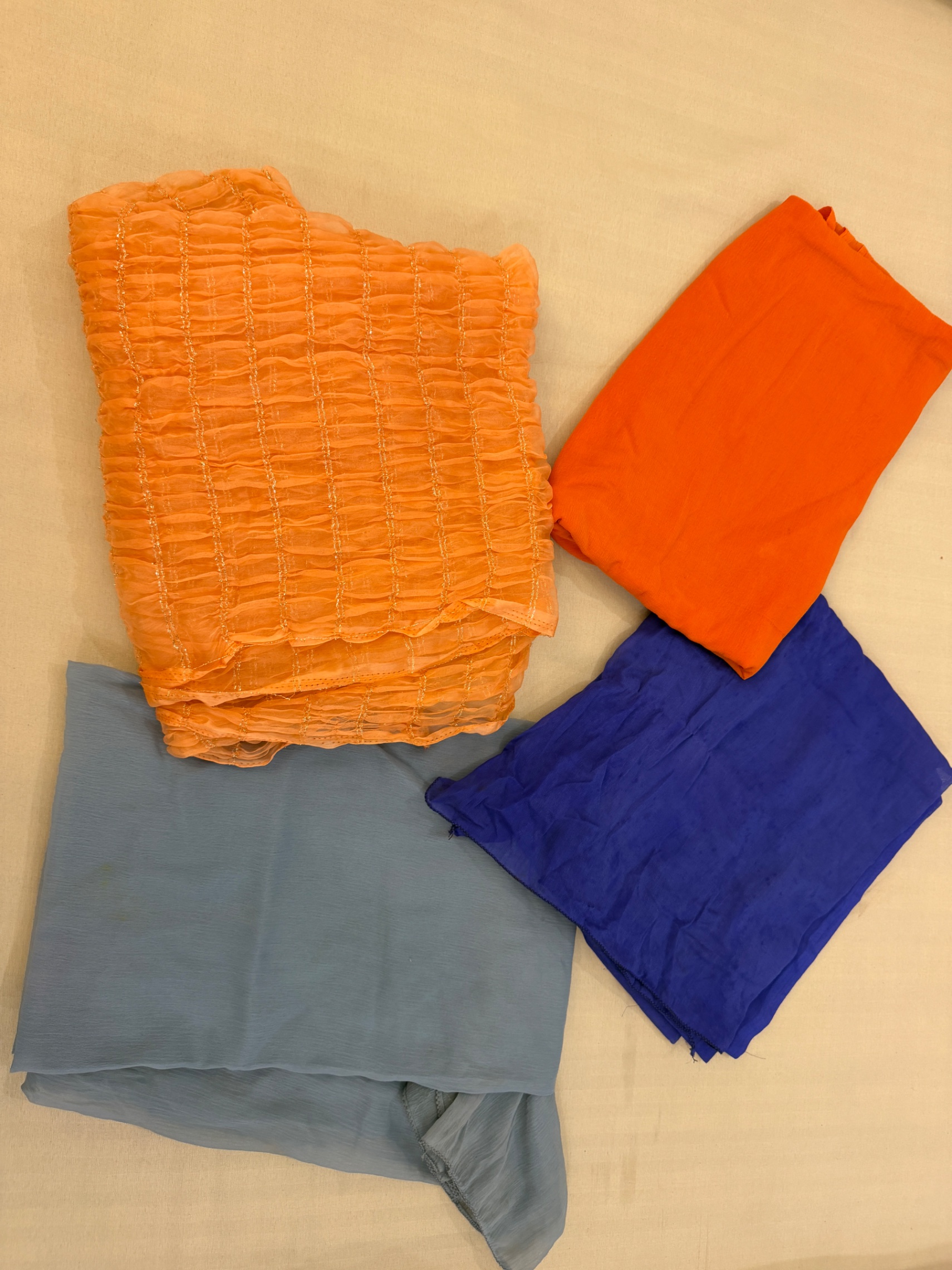 Combo of 4 net dupatta’s — pre-loved Ethnic Wear on Slayyitt