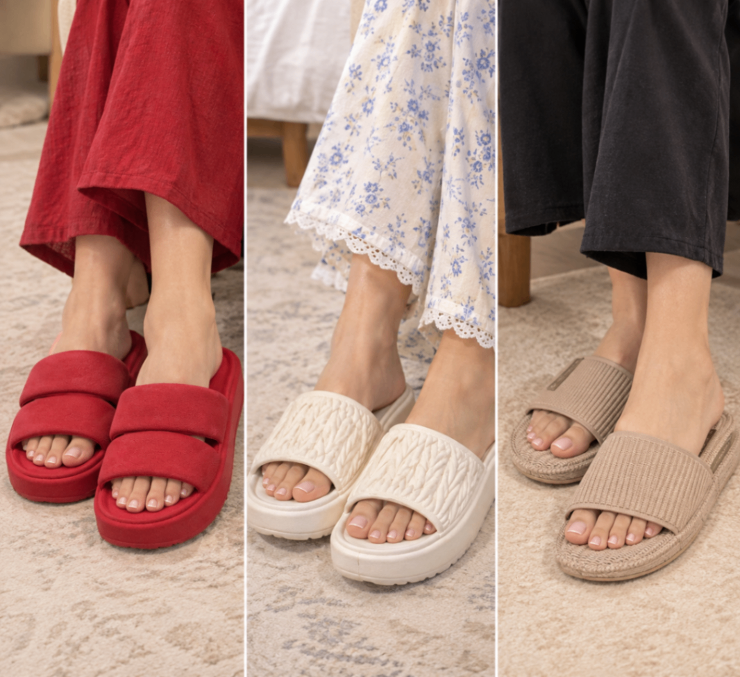 Combo of 3 sliders — pre-loved Footwear on Slayyitt
