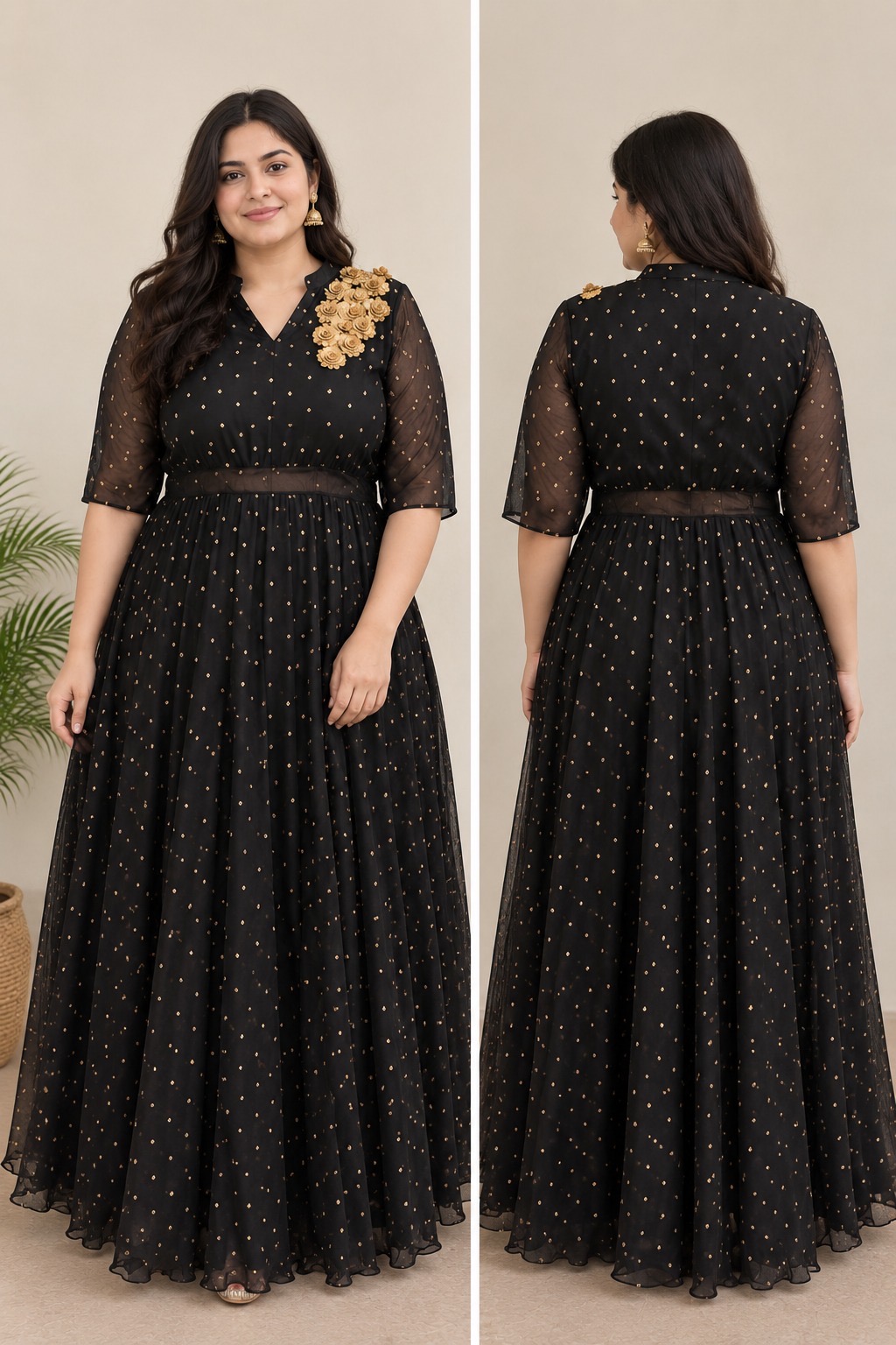 Beautiful stitched Anarkali dress — pre-loved Ethnic Wear on Slayyitt