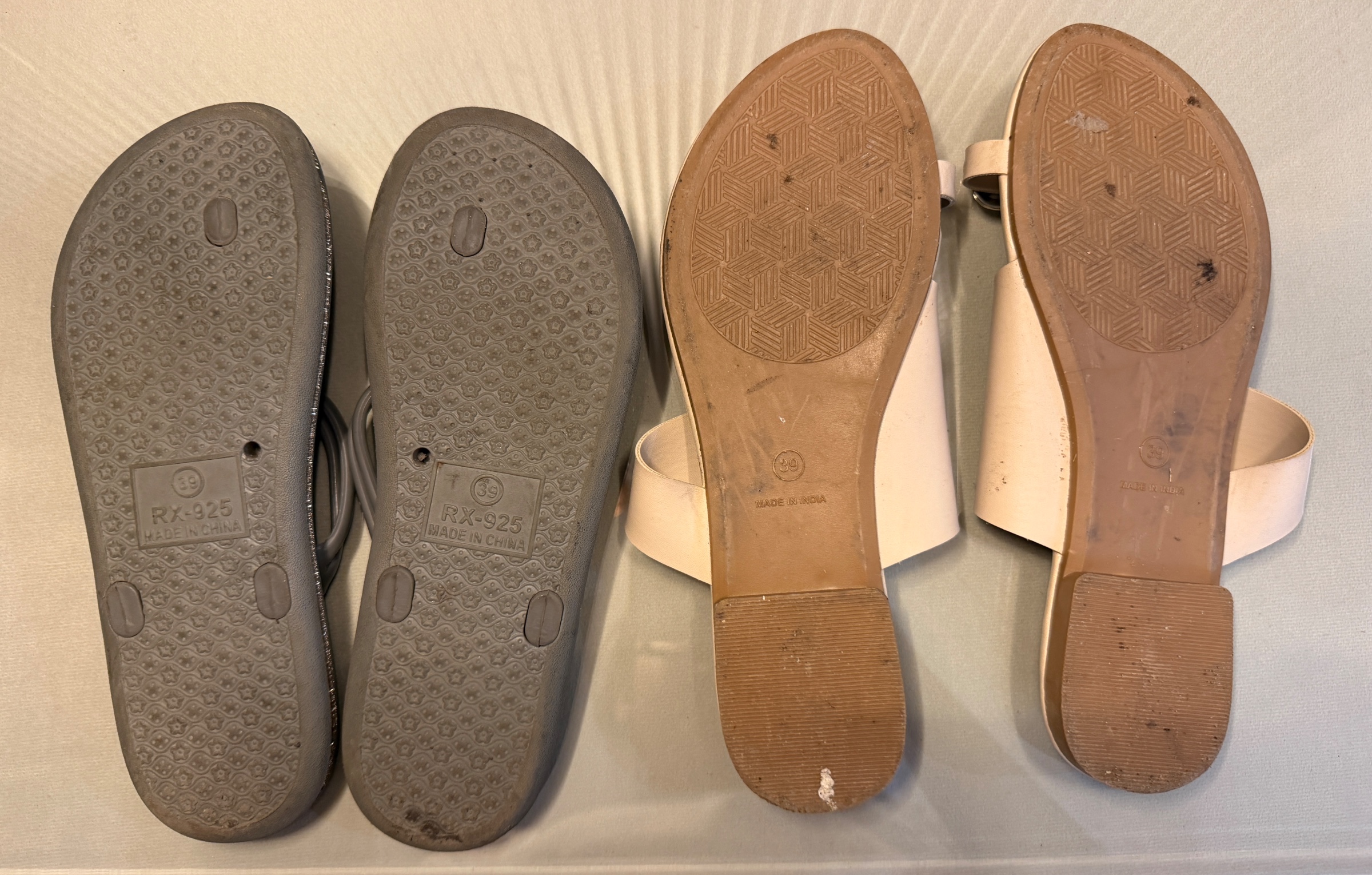 Combo of 2 sliders — pre-loved Footwear on Slayyitt