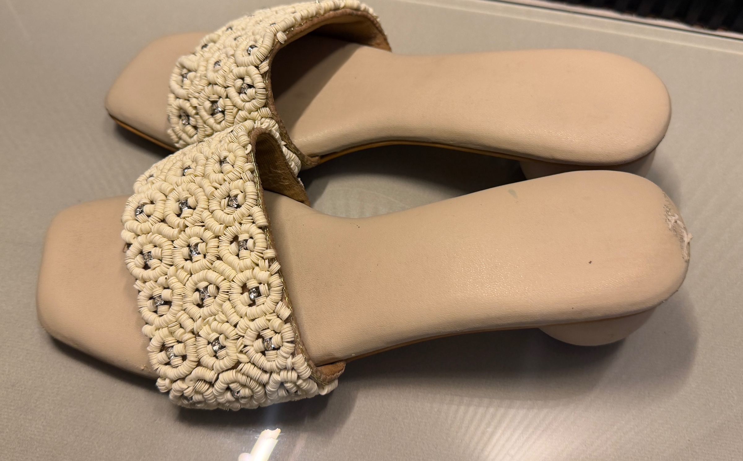 Embellished heels — pre-loved Footwear on Slayyitt