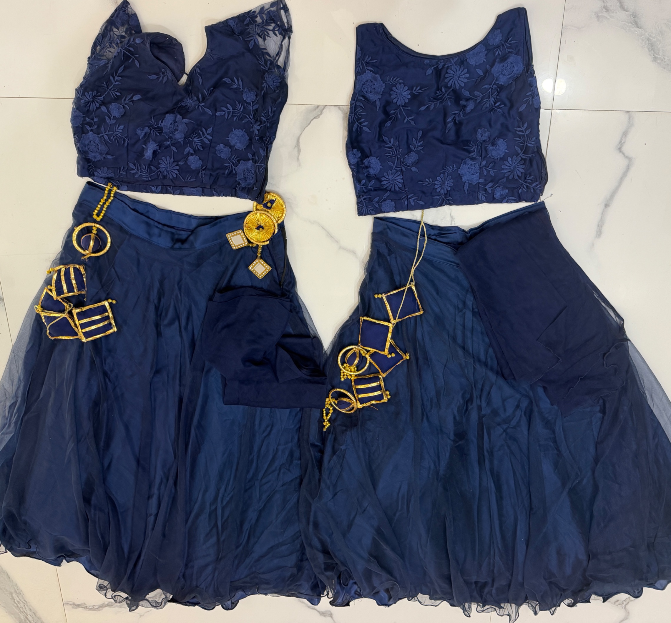 Combo of 2 beautiful lehengas — pre-loved Ethnic Wear on Slayyitt