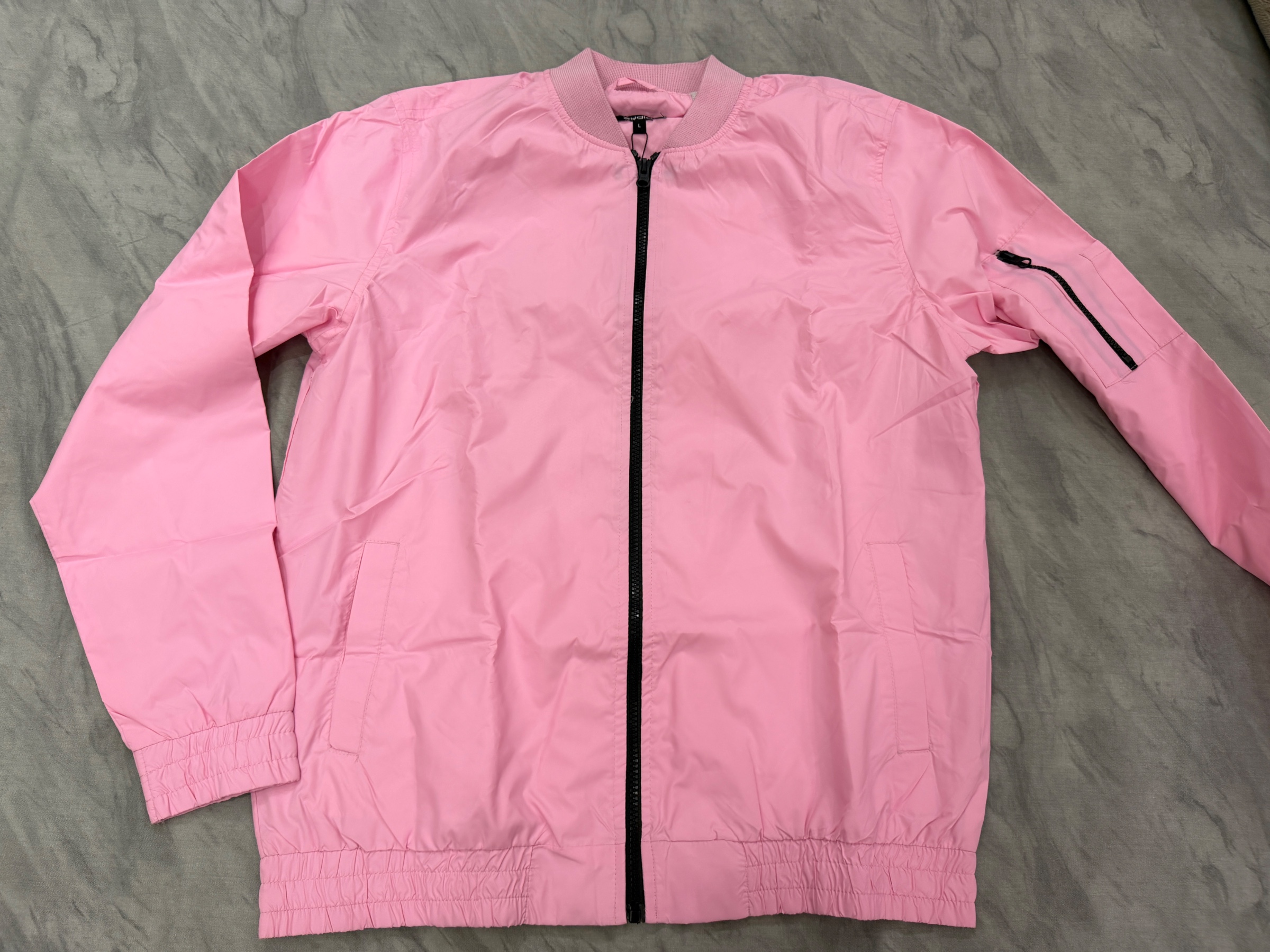 Pink windcheater — pre-loved Outerwear on Slayyitt