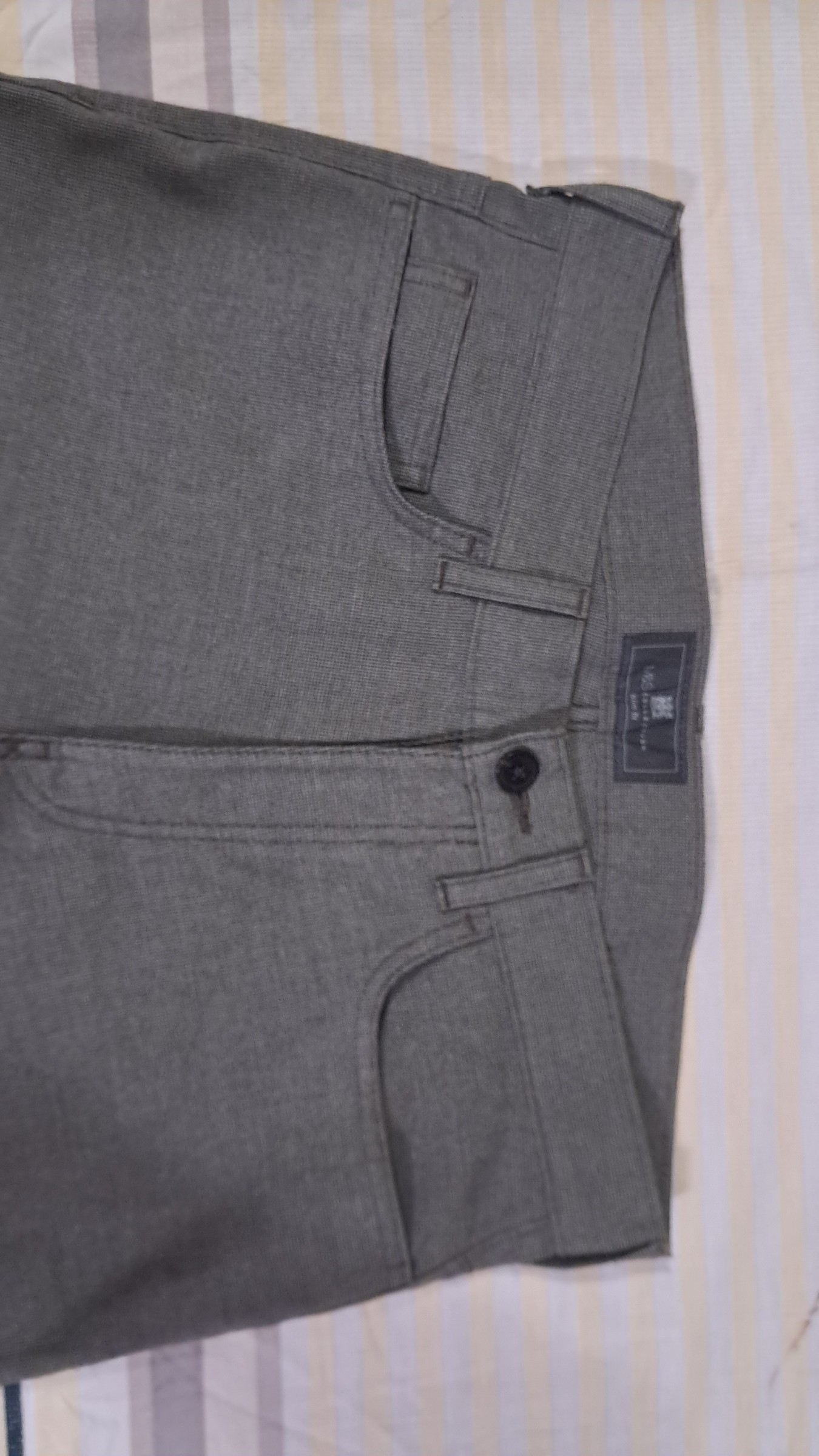 Marks and Spencer Brown micro checks trouser — pre-loved Bottoms on Slayyitt