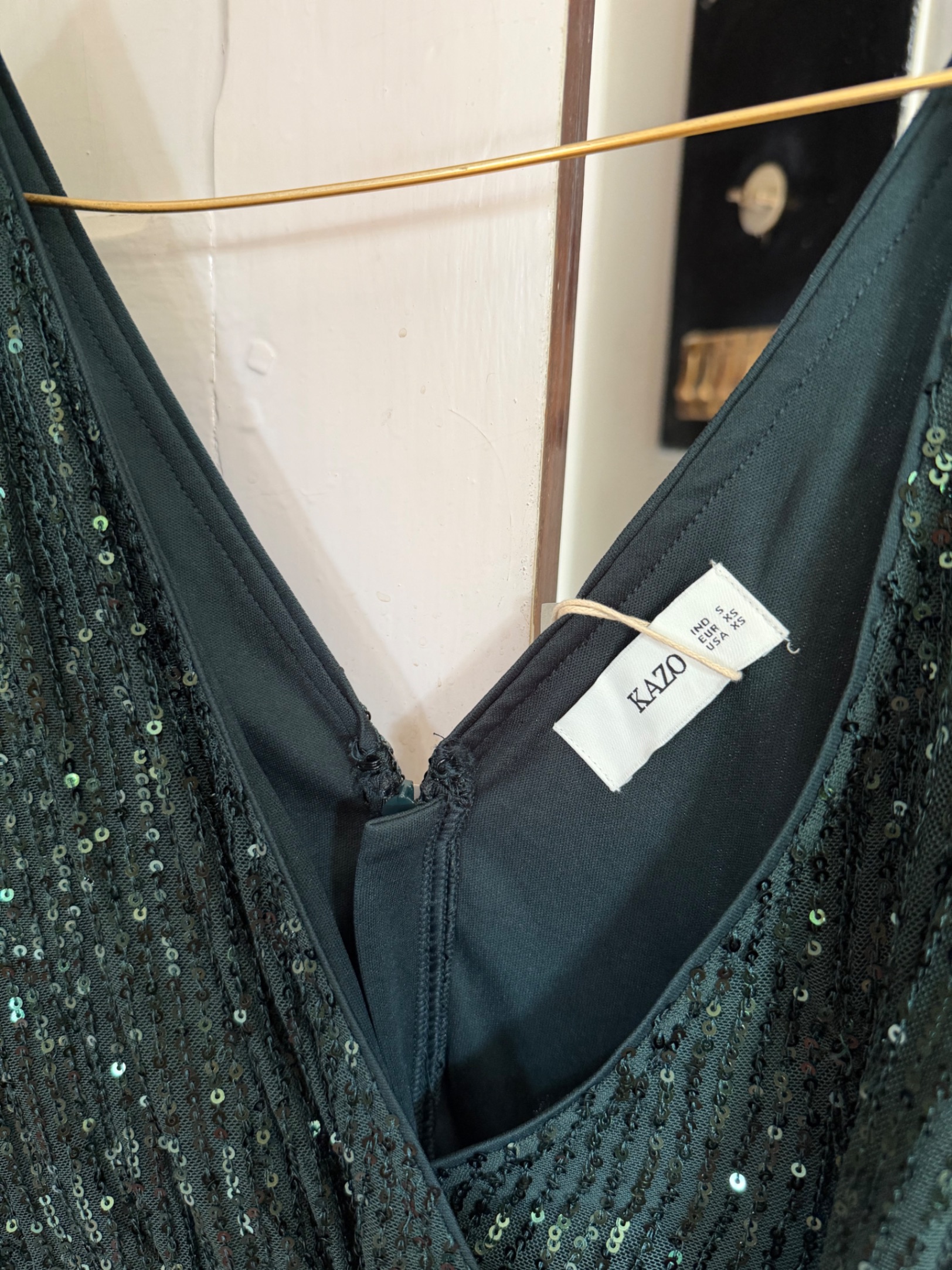 Embellished Green Full length Dress — pre-loved Dresses & One-Pieces on Slayyitt