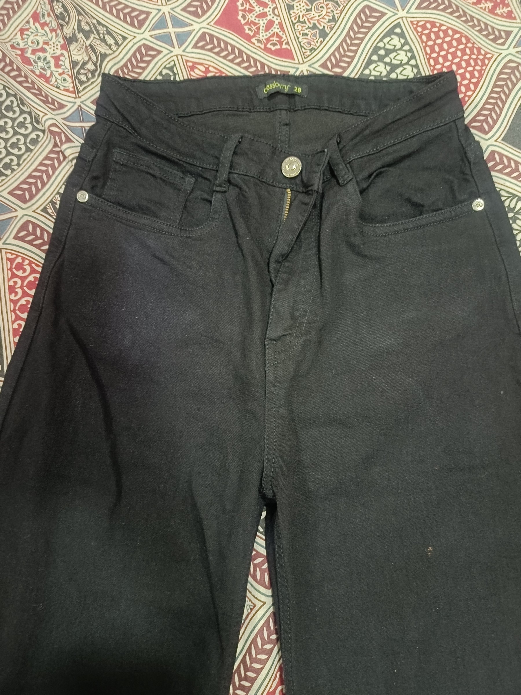 Black Denim Jeans — pre-loved Bottoms on Slayyitt