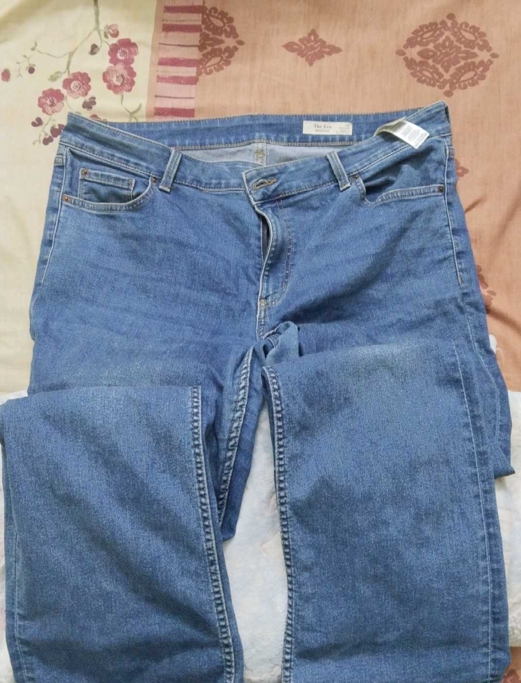 Bootcut jeans. Versatile, pretty and stylish. Size 18 as per M&S — pre-loved Bottoms on Slayyitt