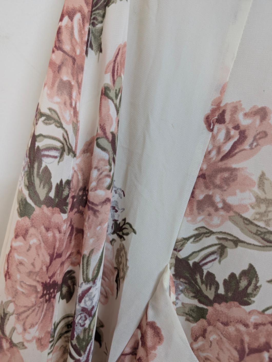 Floral Printed 2-Piece Co-ord Set — pre-loved Tops on Slayyitt
