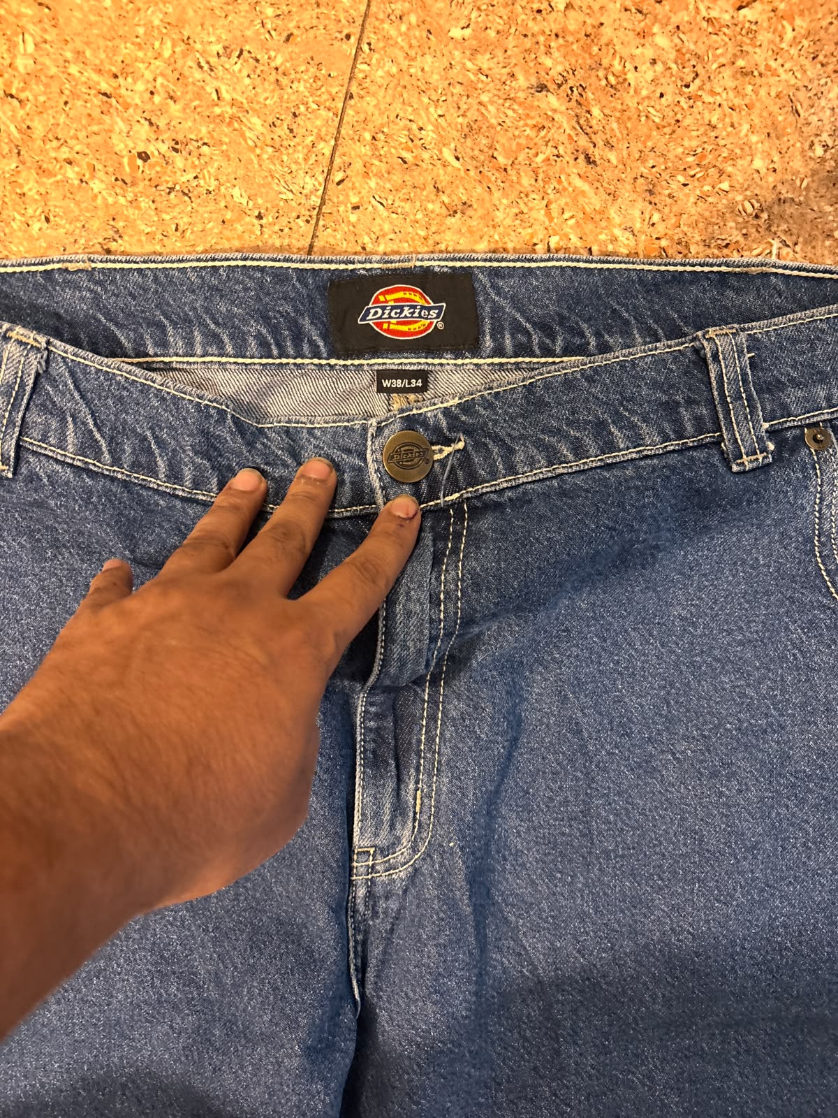 Duckies carpenter denim jeans — pre-loved Bottoms on Slayyitt