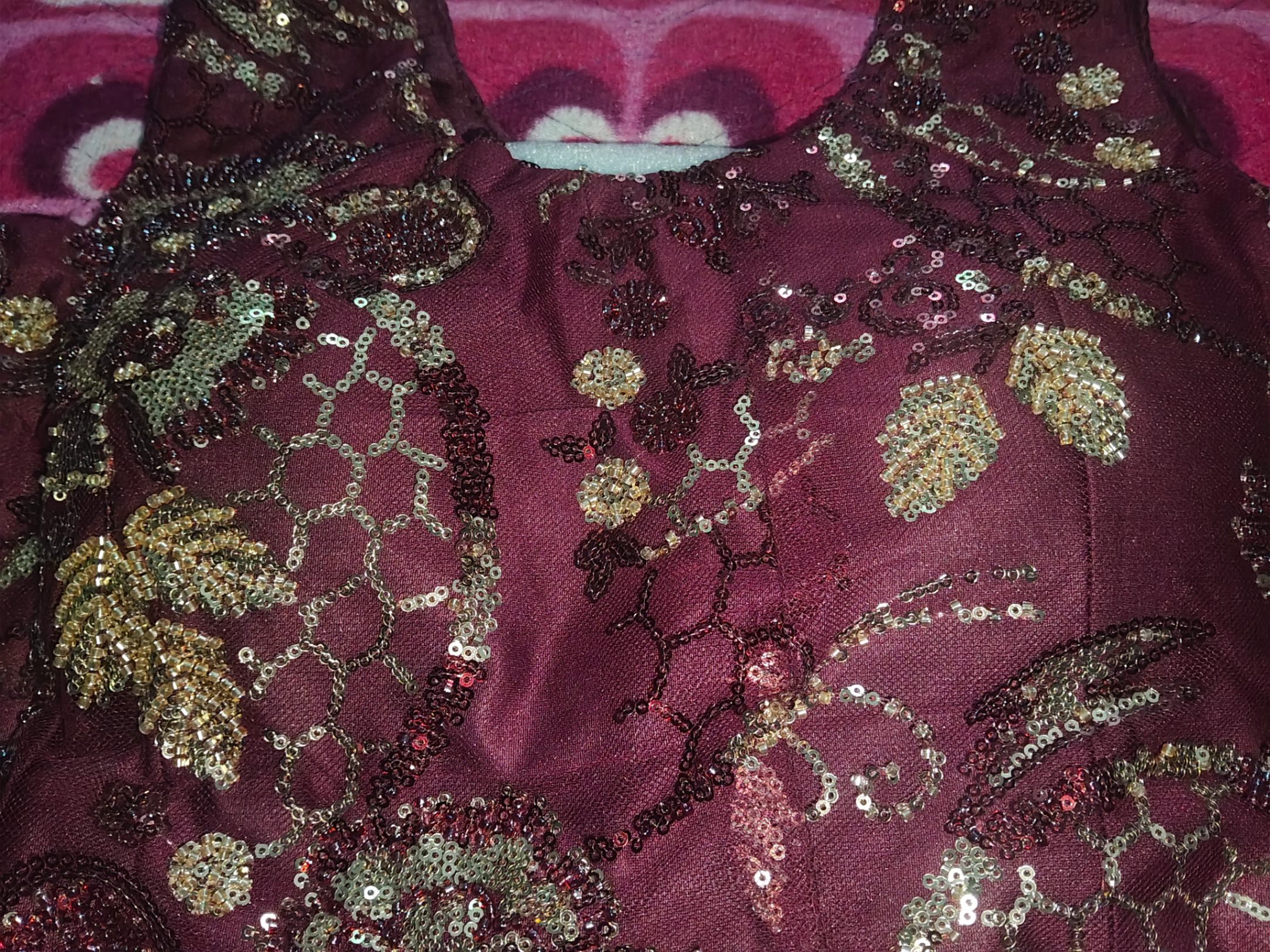 Ready to wear Saree with beads jacket — pre-loved Indian Festival & Wedding Wear on Slayyitt