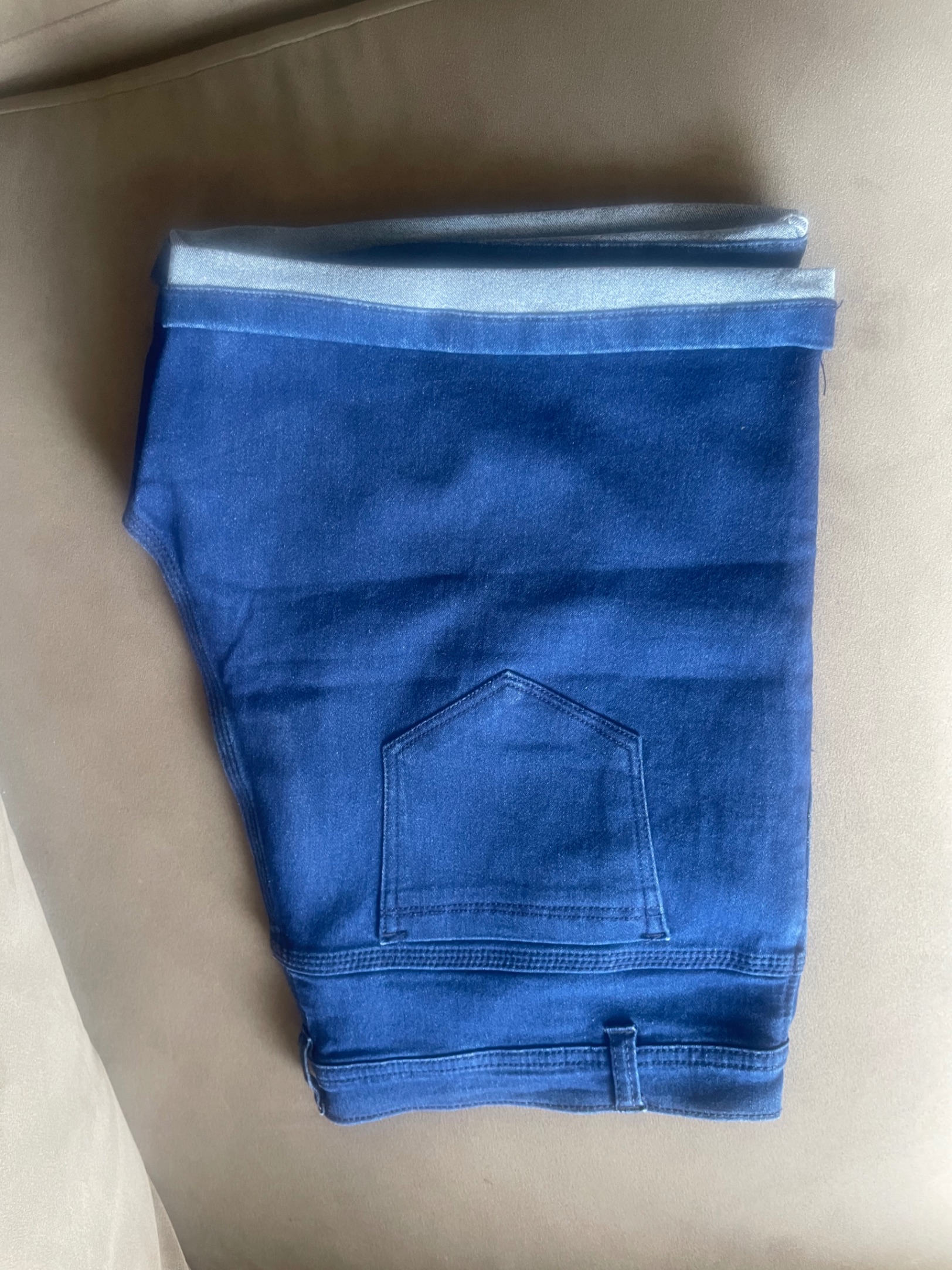 Women Denim Short(Blue) -Size 38 — pre-loved Bottoms on Slayyitt