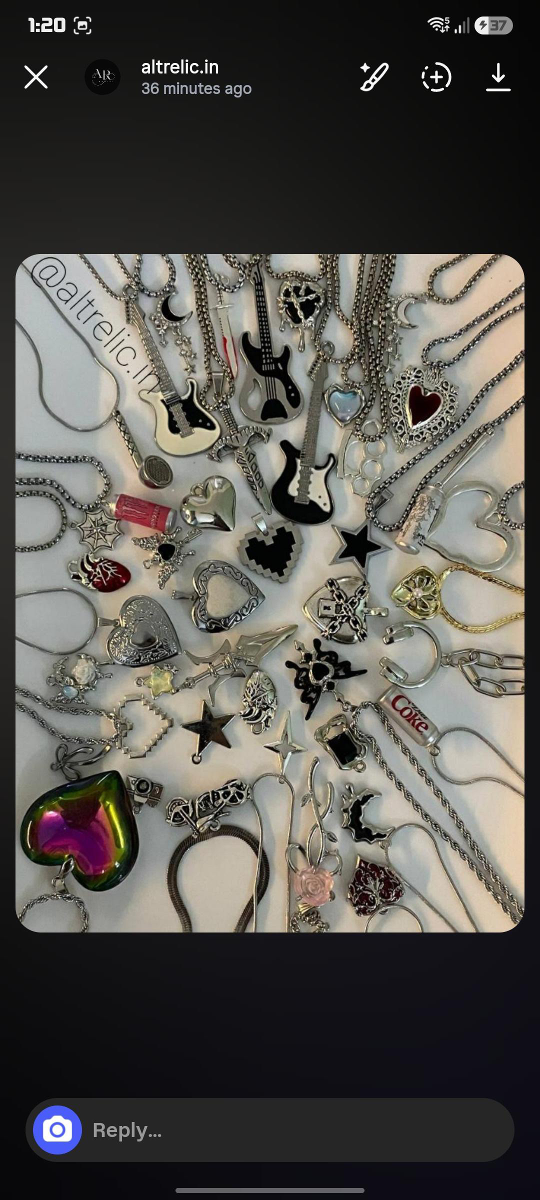 Black Monster Pendant — pre-loved Accessories on Slayyitt