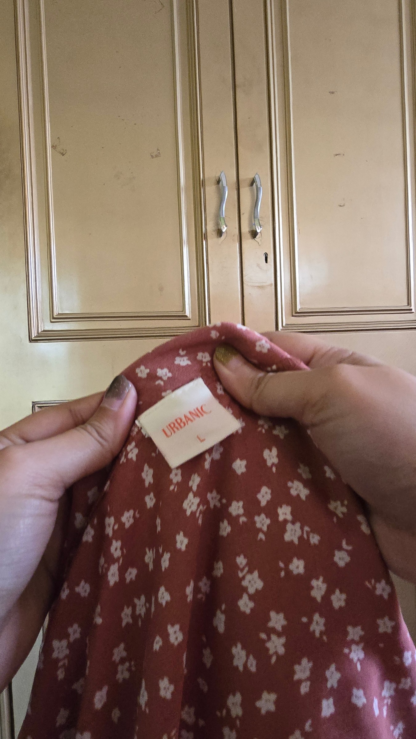 FLORAL PRINT DRESS WITH LACE COLLAR — pre-loved Dresses & One-Pieces on Slayyitt