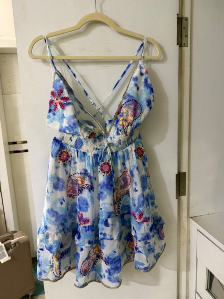 Boho floral mini vacation dress — pre-loved Dresses & One-Pieces on Slayyitt