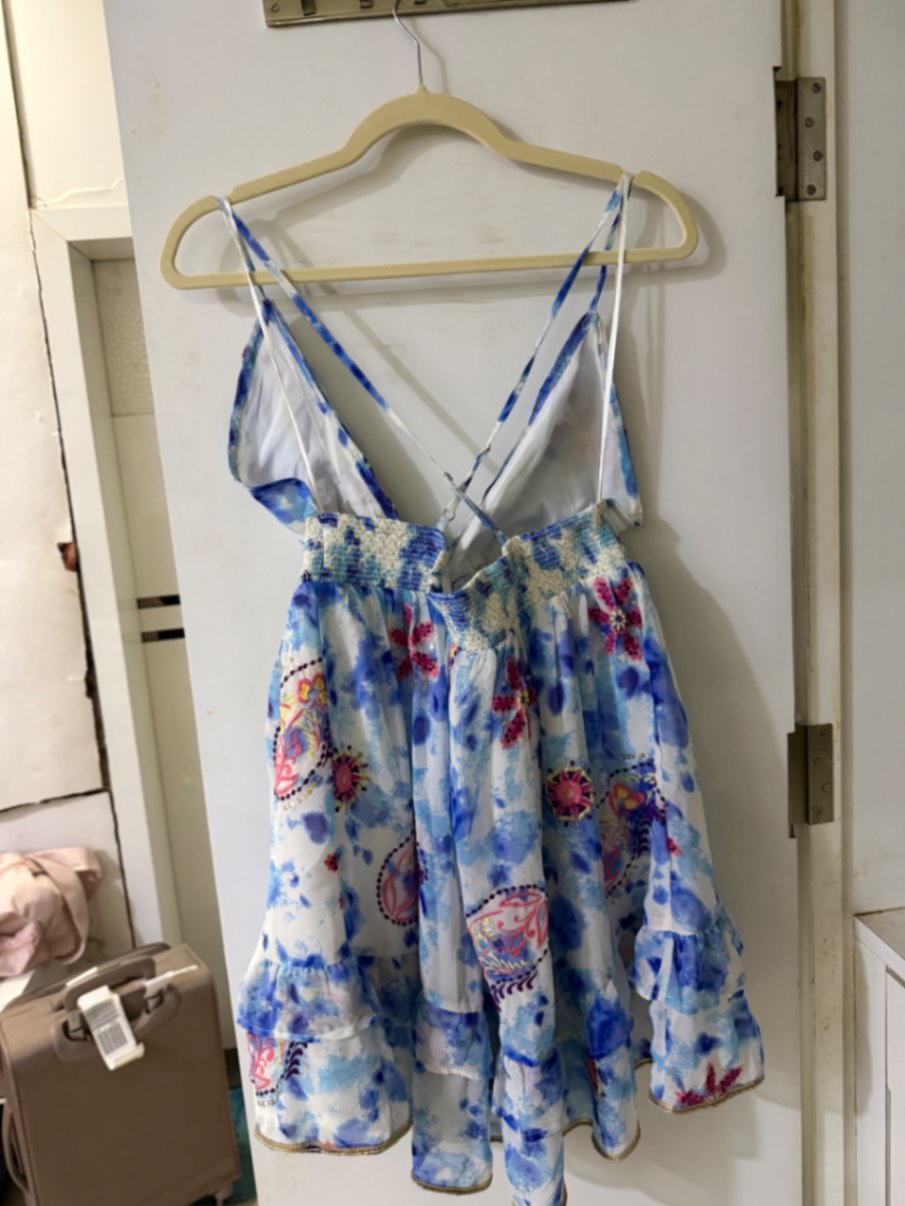 Boho floral mini vacation dress — pre-loved Dresses & One-Pieces on Slayyitt