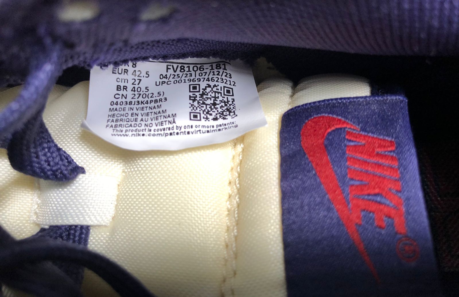 Nike Dunk Low Retro “From Nike To You” Midnight Navy – FV8106-181. — pre-loved Footwear on Slayyitt