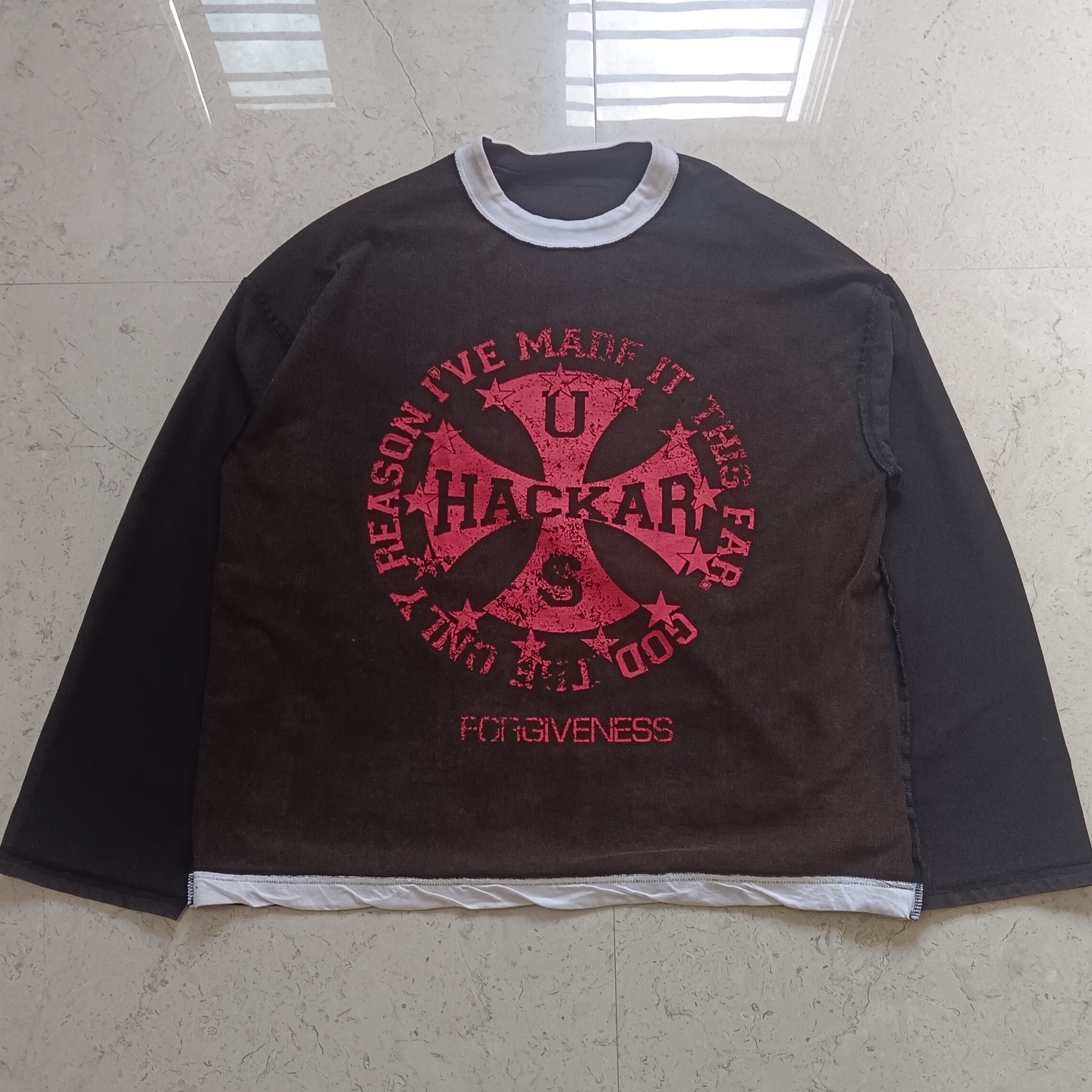 Oversized Full sleeve Tshirt (Reversible) — pre-loved Tops on Slayyitt