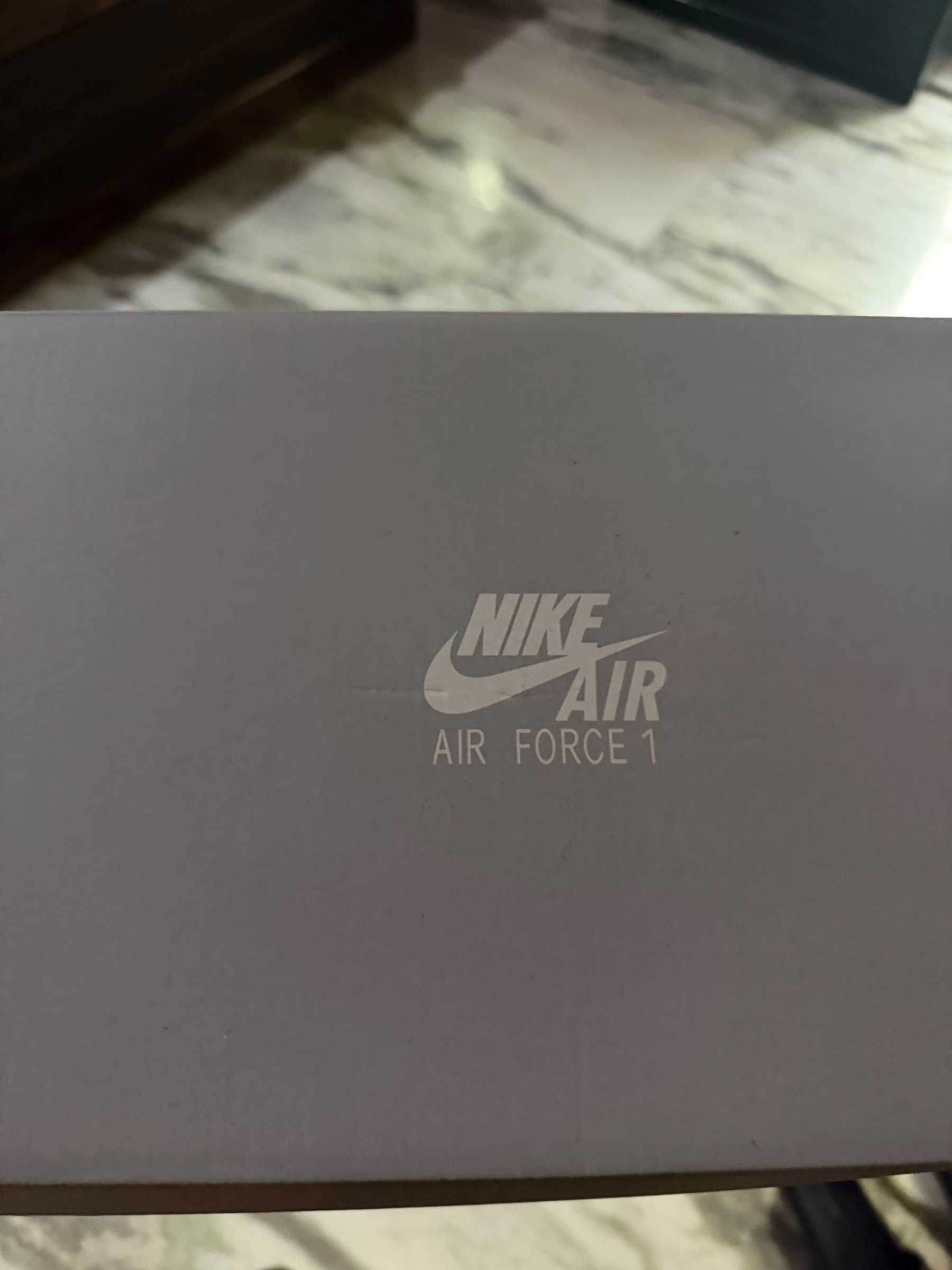 Nike AIR FORCE 1 velvet brown us9 — pre-loved Footwear on Slayyitt