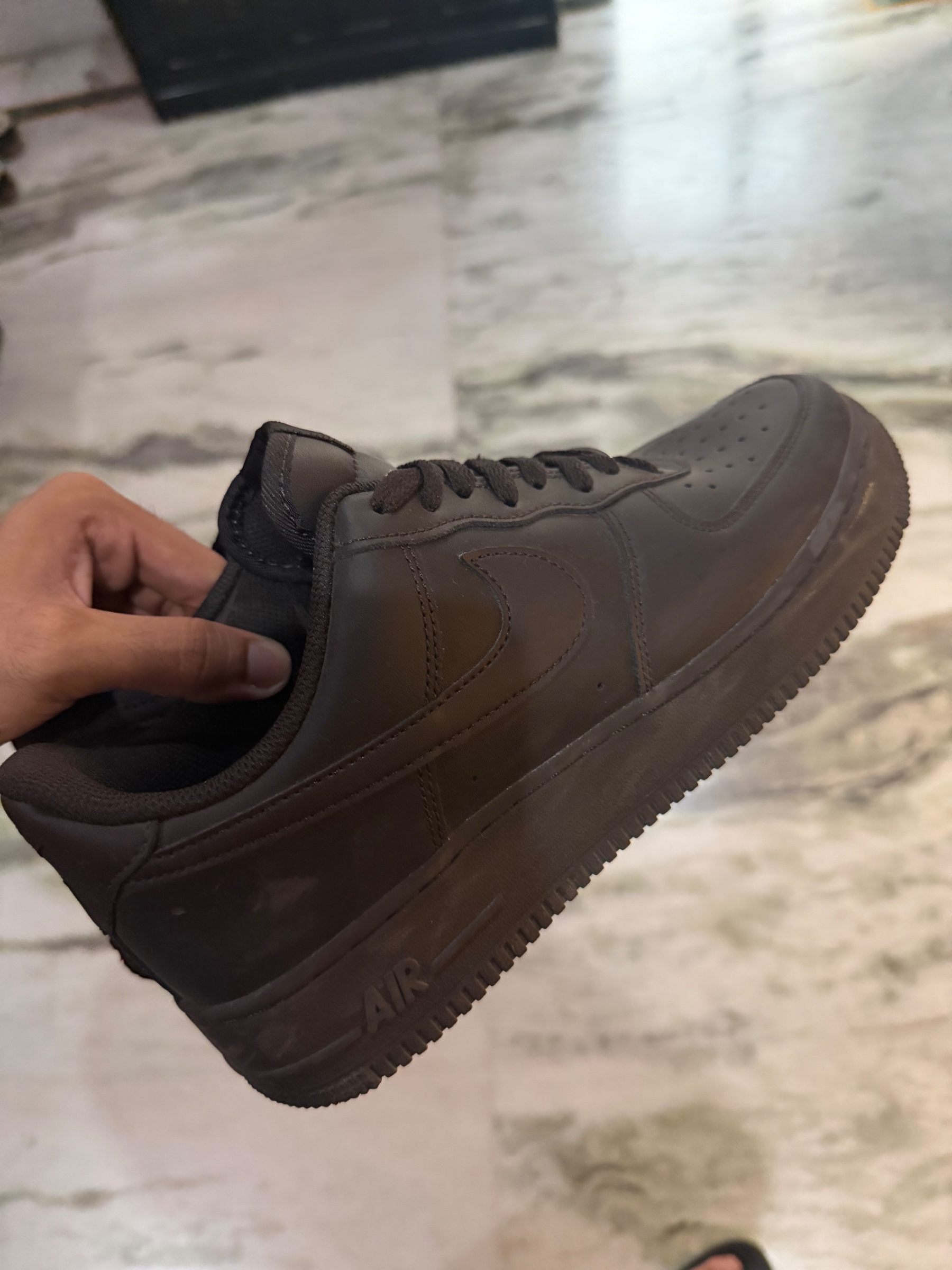 Nike AIR FORCE 1 velvet brown us9 — pre-loved Footwear on Slayyitt
