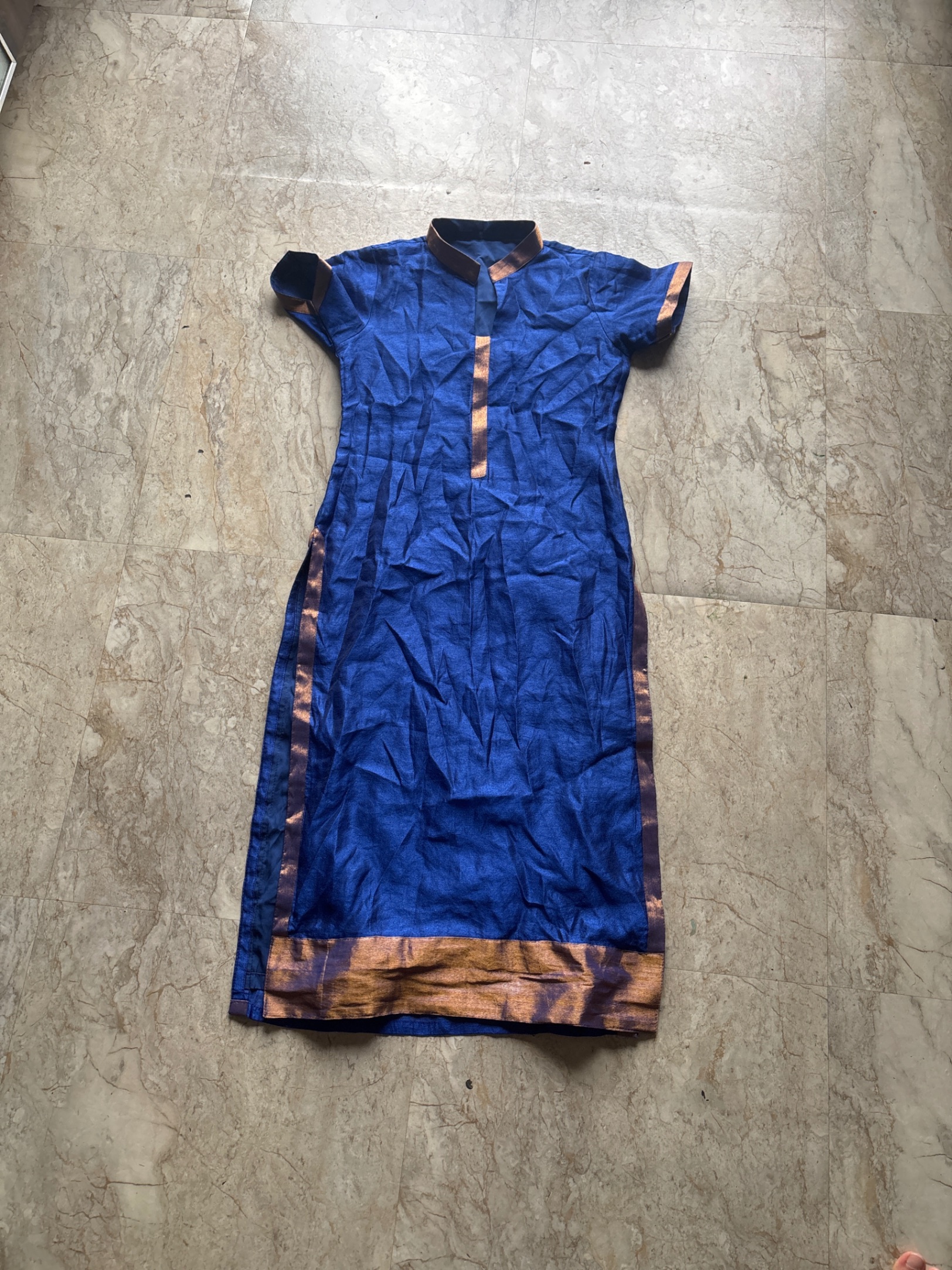 Kurti set created from a saree — pre-loved Ethnic Wear on Slayyitt