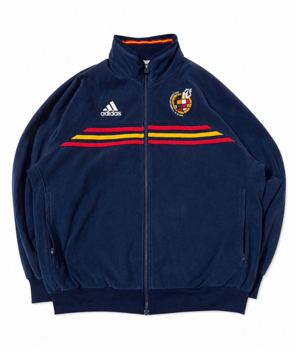 Vintage Adidas Spain National Team Track Jacket – 2000s 🇪🇸⚽️ — pre-loved Vintage & Thrift on Slayyitt