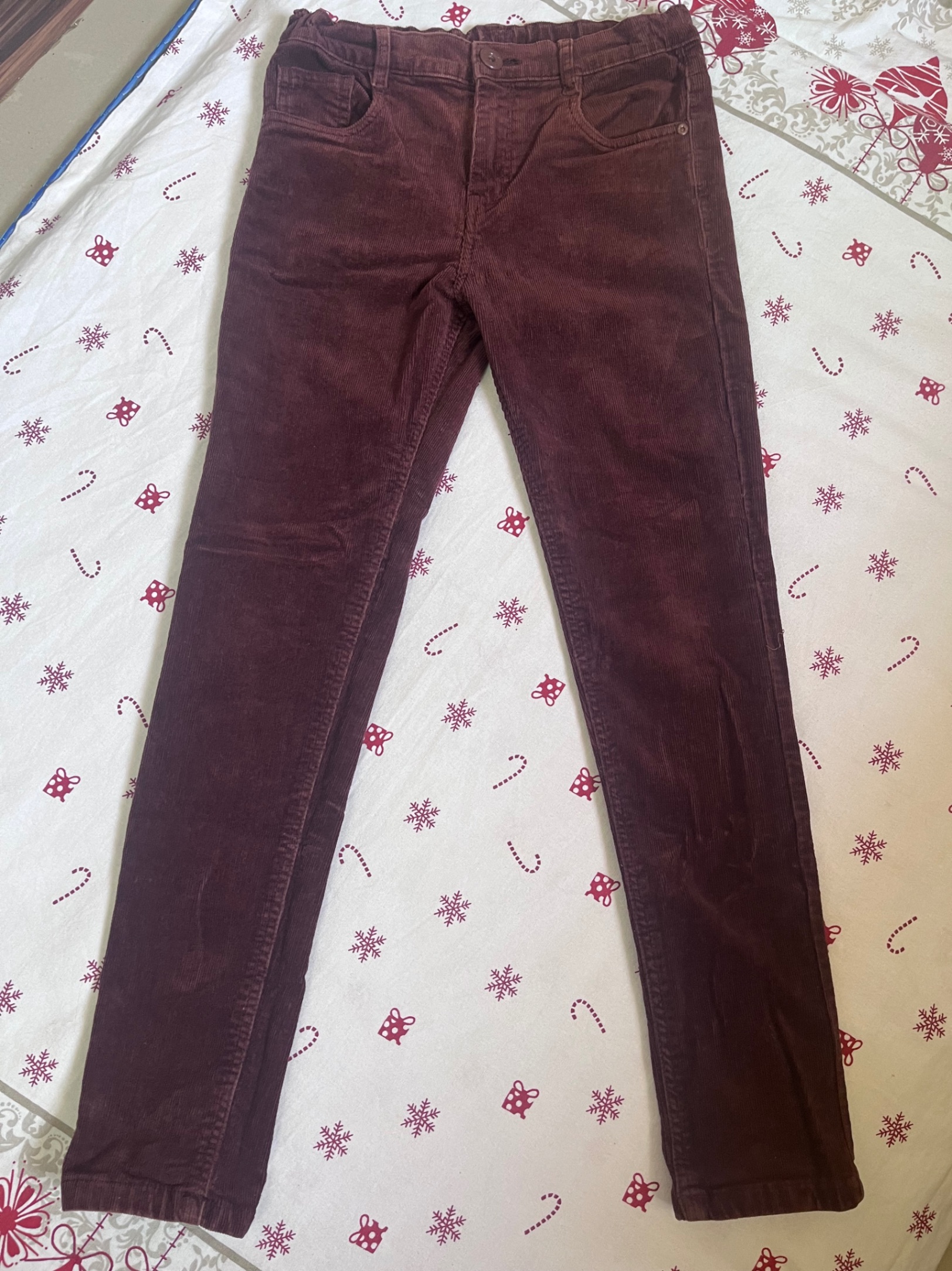 Max brown corduroy pants for boys 11-12 years — pre-loved Bottoms on Slayyitt