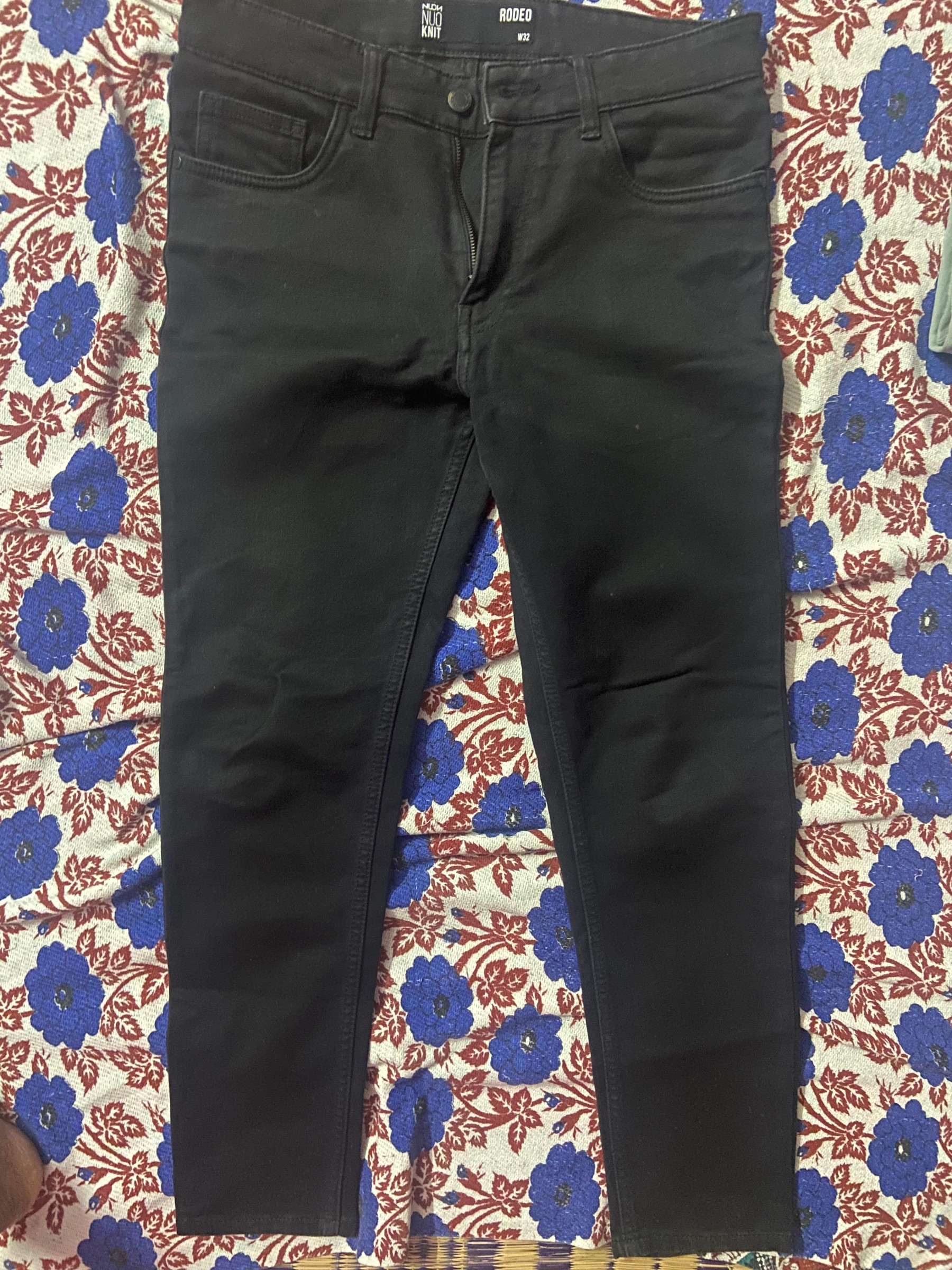 Black Nuon denim jean — pre-loved Bottoms on Slayyitt