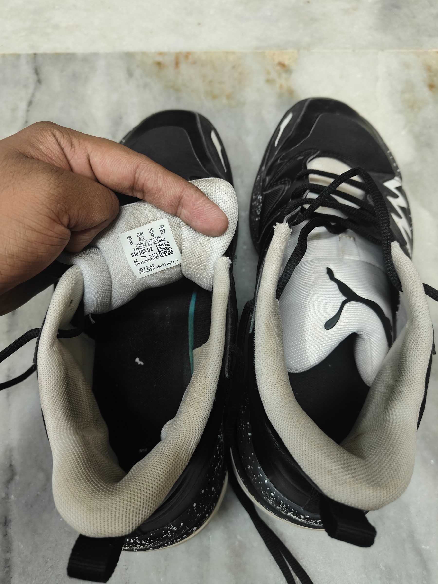 Puma Genetics Speckle Shoes — pre-loved Footwear on Slayyitt