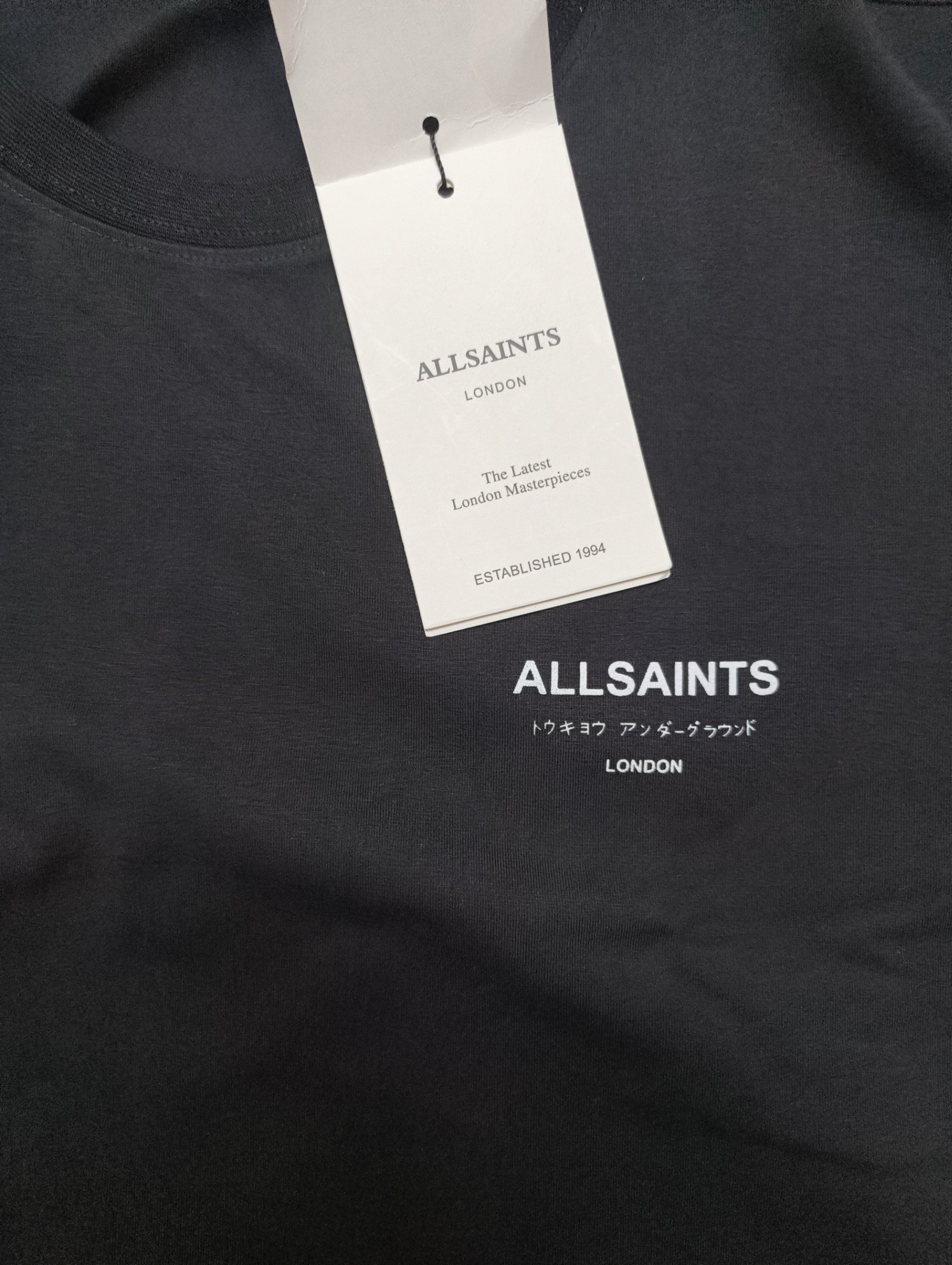 Allsaints London Underground Oversized T-Shirt — pre-loved Tops on Slayyitt