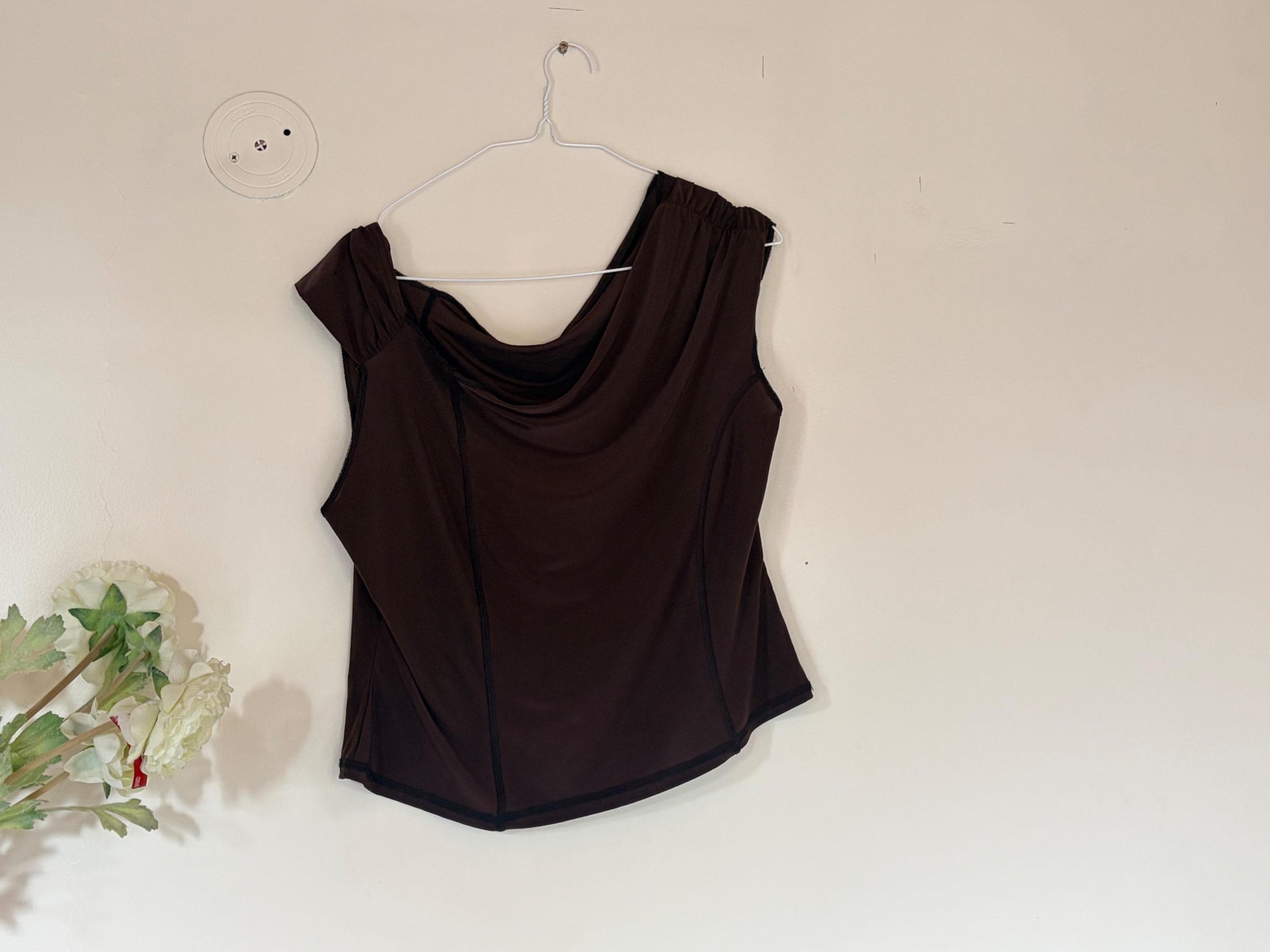 Brow asymmetrical top — pre-loved Tops on Slayyitt